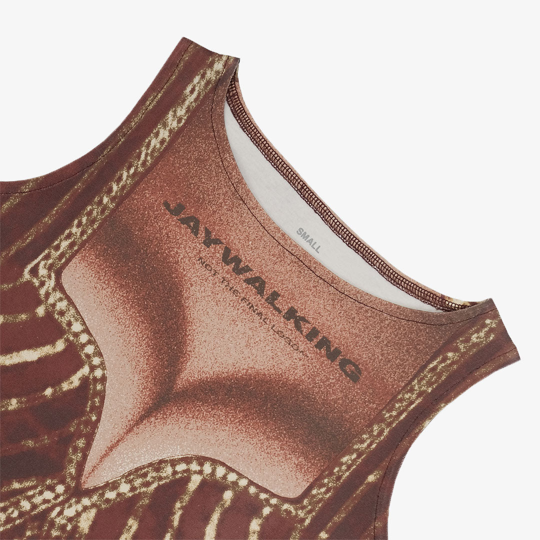 Jaywalking | Bhabhi Crop Top { Maroon - view 3