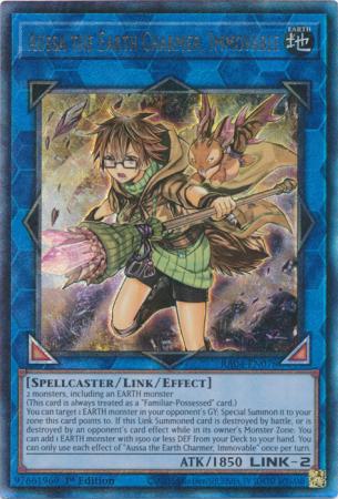 Yu-Gi-Oh! Aussa the Earth Charmer, Immovable - RA04-EN078 - Ultimate Rare - 1st Edition