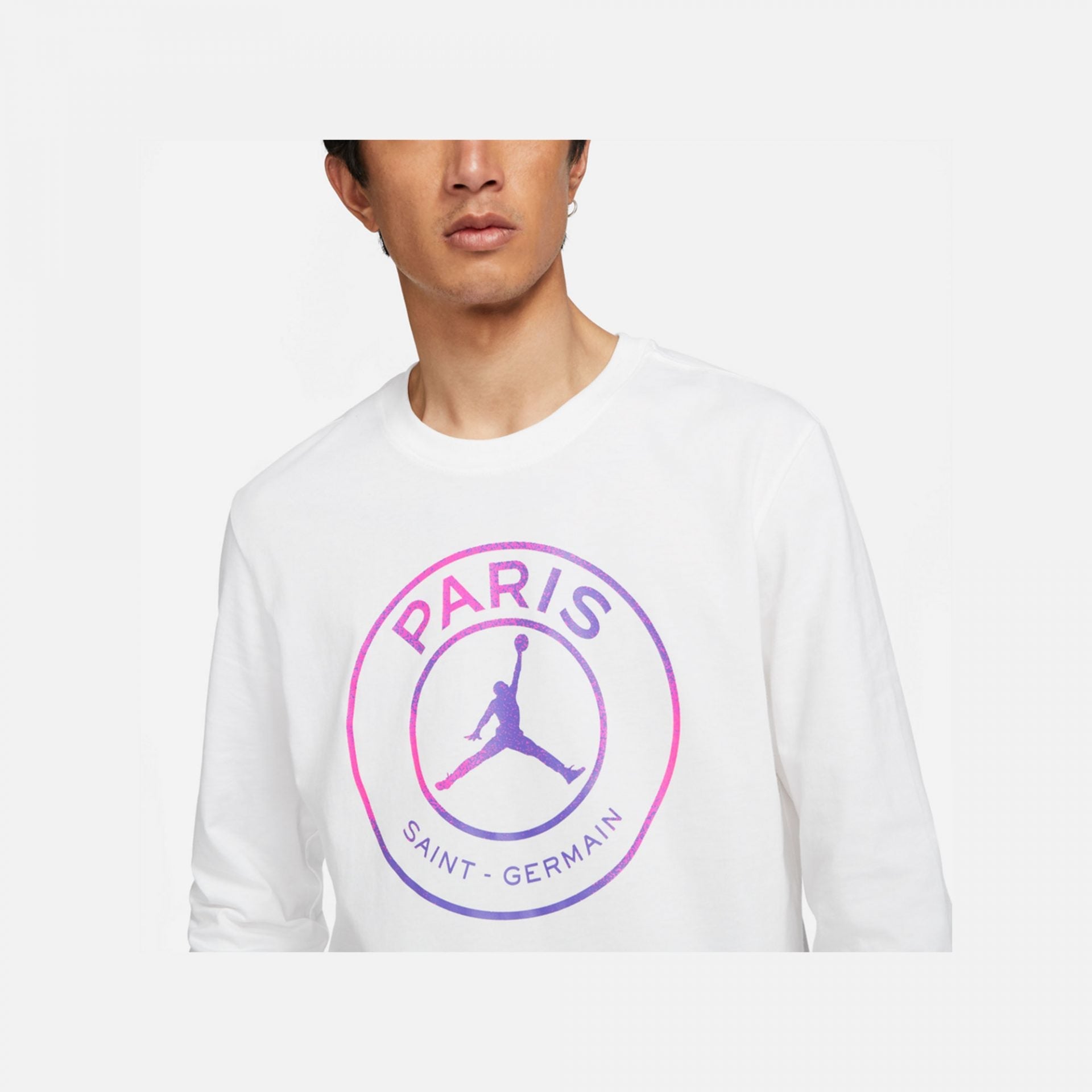 Nike | PSG LONG SLEEVE T-SHIRT WHITE - view 2