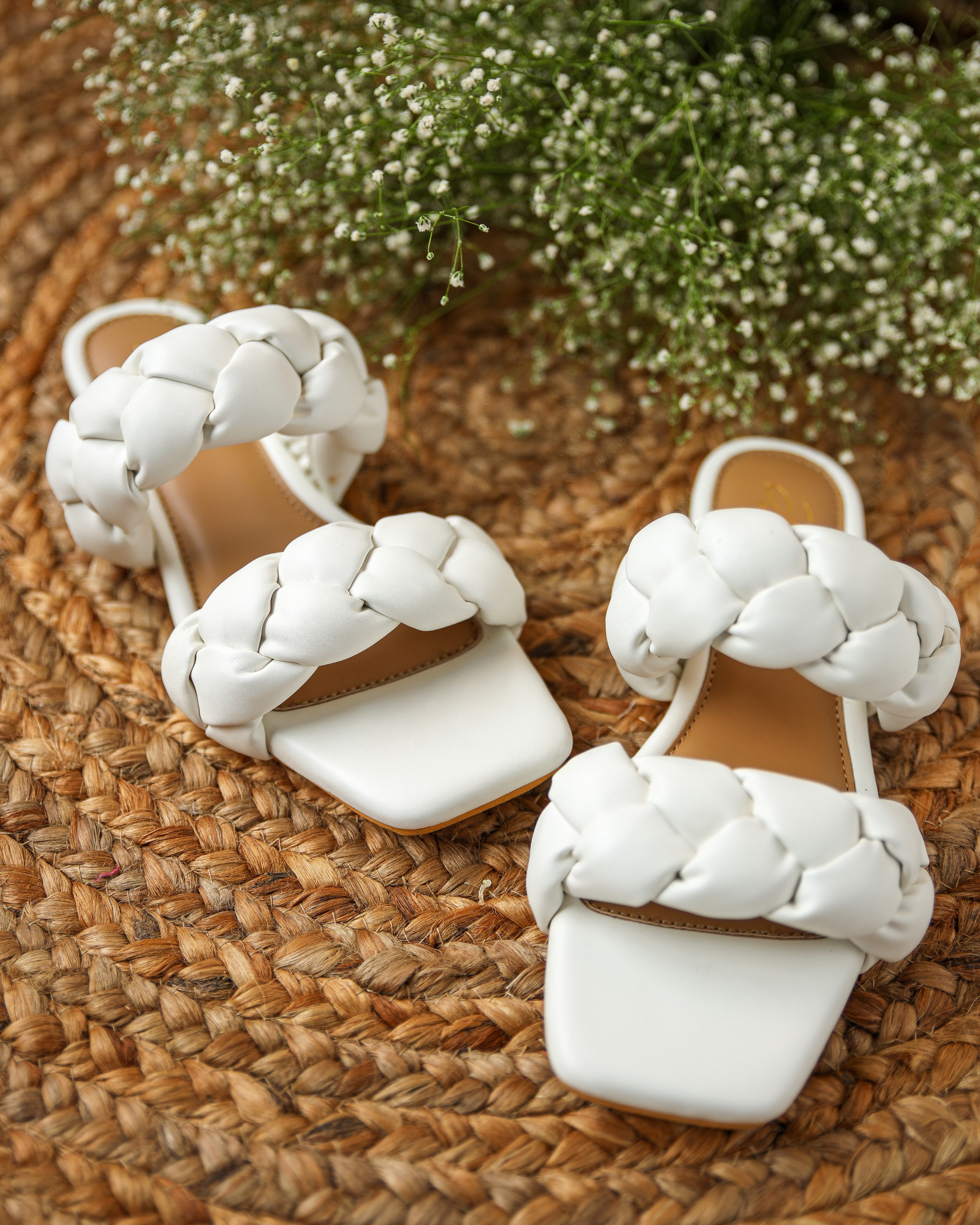 Aachho Sugar Swizzle Braided Flats
