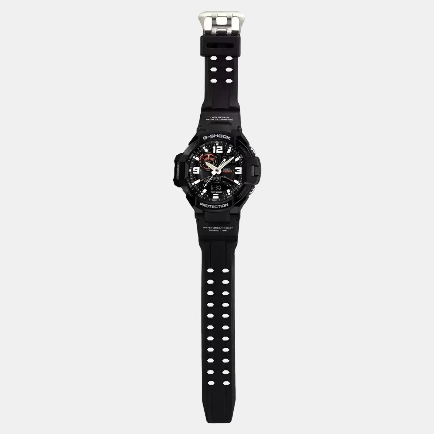Casio G-Shock Men Quartz Black Dial Analog-Digital Resin Watch G435 - view 2