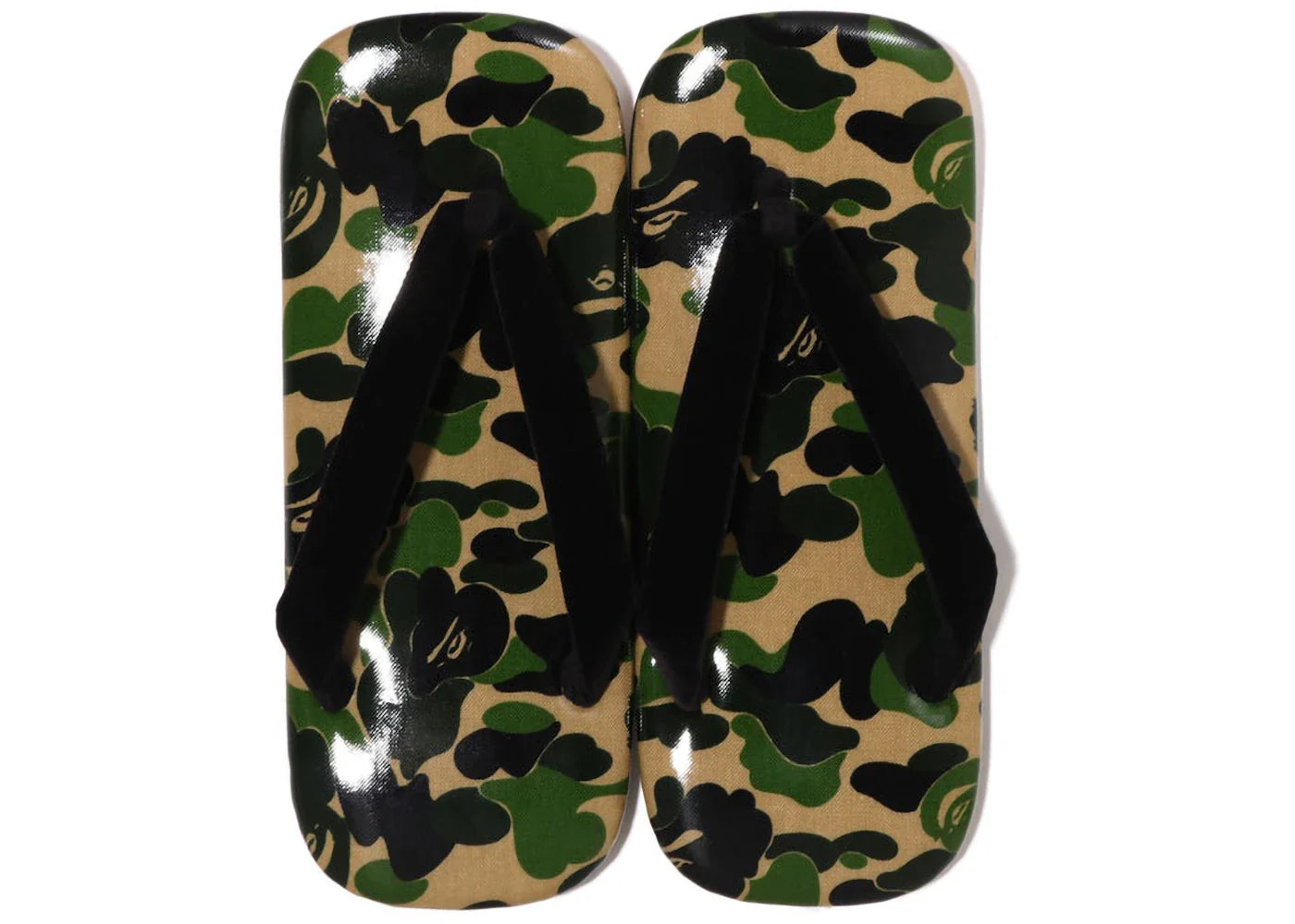 BAPE A Bathing Ape Japanese Sandal Green ABC Camo - view 2