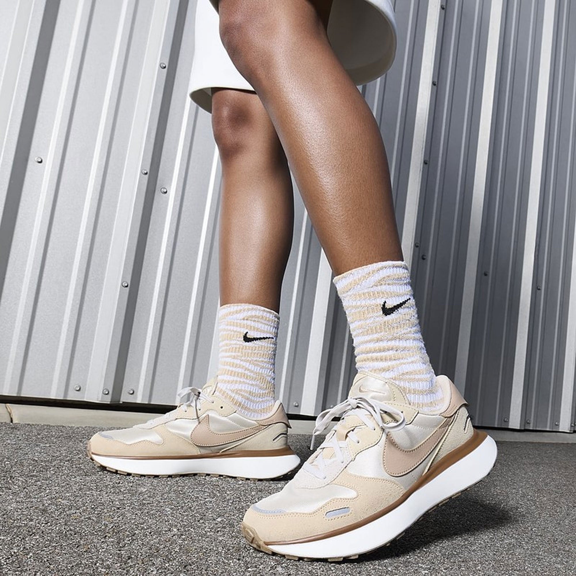 Nike | Phoenix Waffle { Sanddrift/hemp-sesame-metallic Silver - view 7