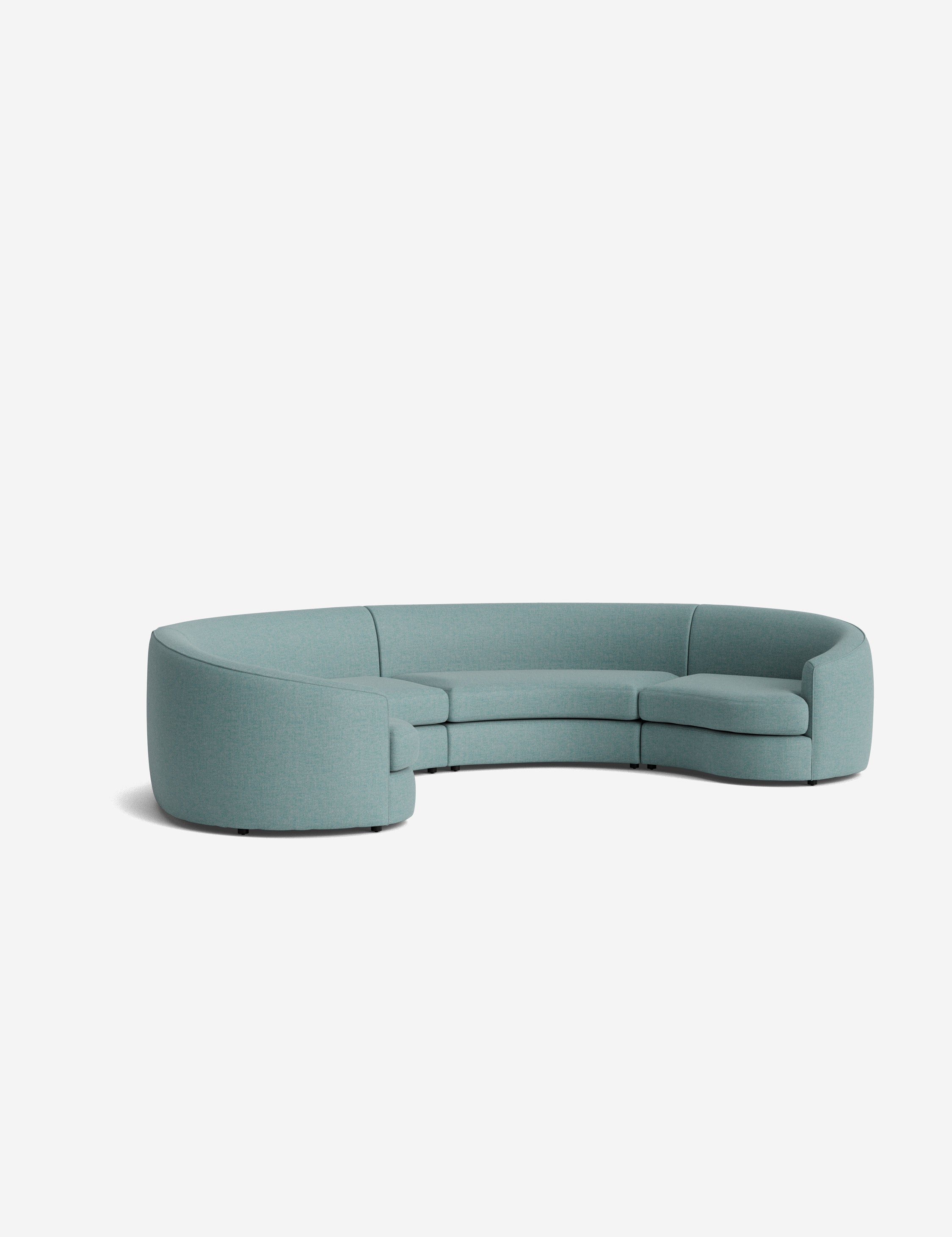 Lulu and Georgia Imada Modular Curved Sectional Sofa - view 215