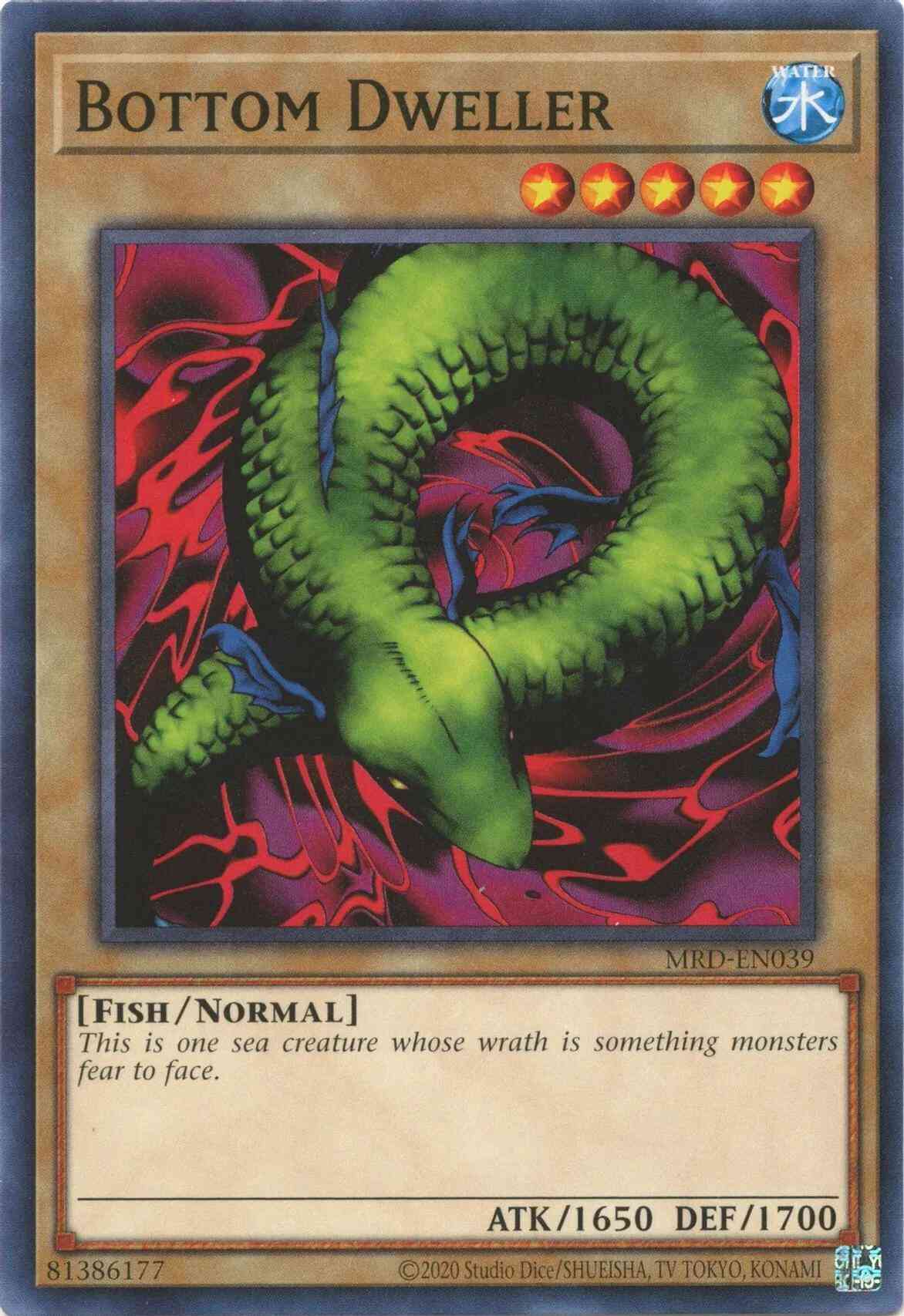 Yu-Gi-Oh! Bottom Dweller - 25th Anniversary - MRD-EN039 - Common - Unlimited