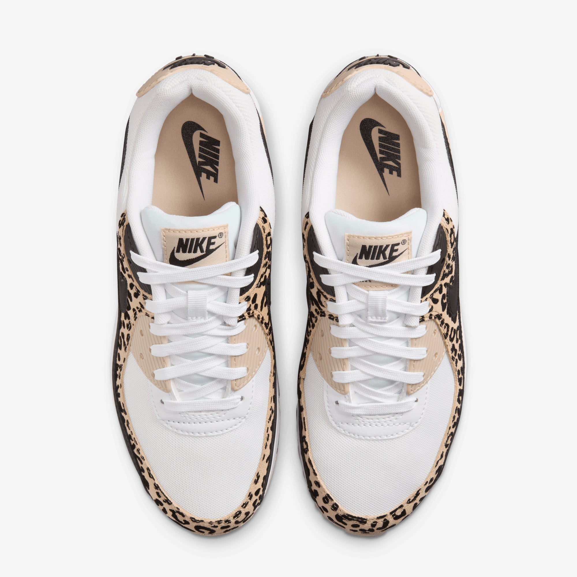Nike | AIR MAX 90 LV8 { WHITE/BLACK-SANDDRIFT-HEMP - view 2