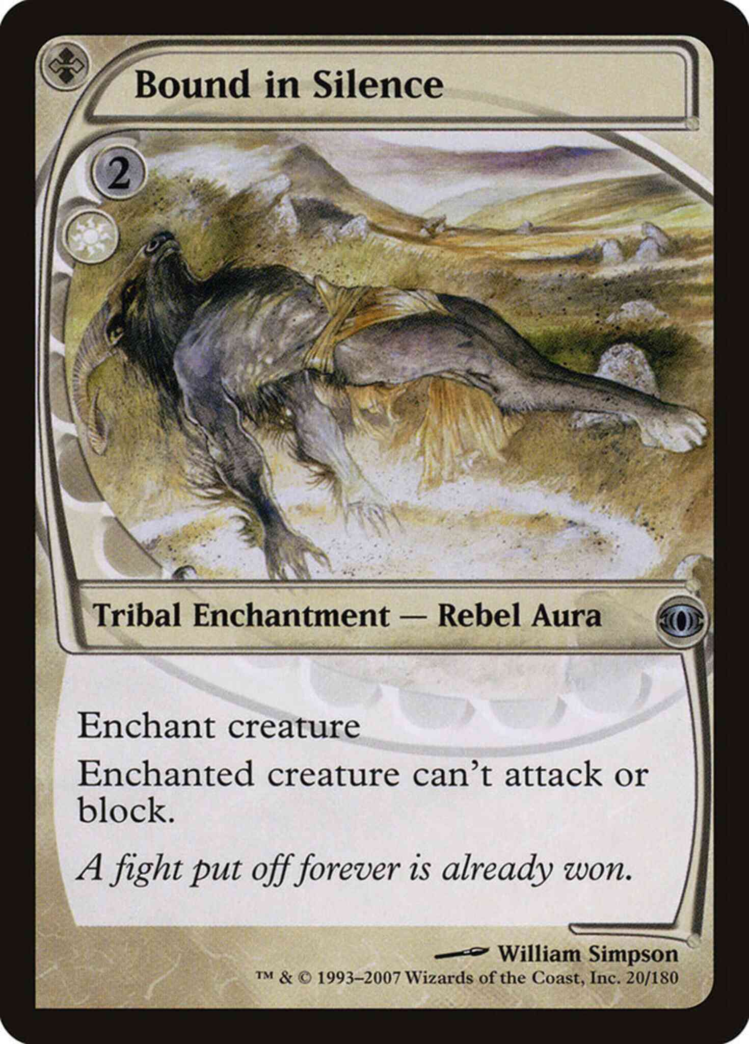 Magic Bound in Silence [20] [Future Sight] [Non-Foil]