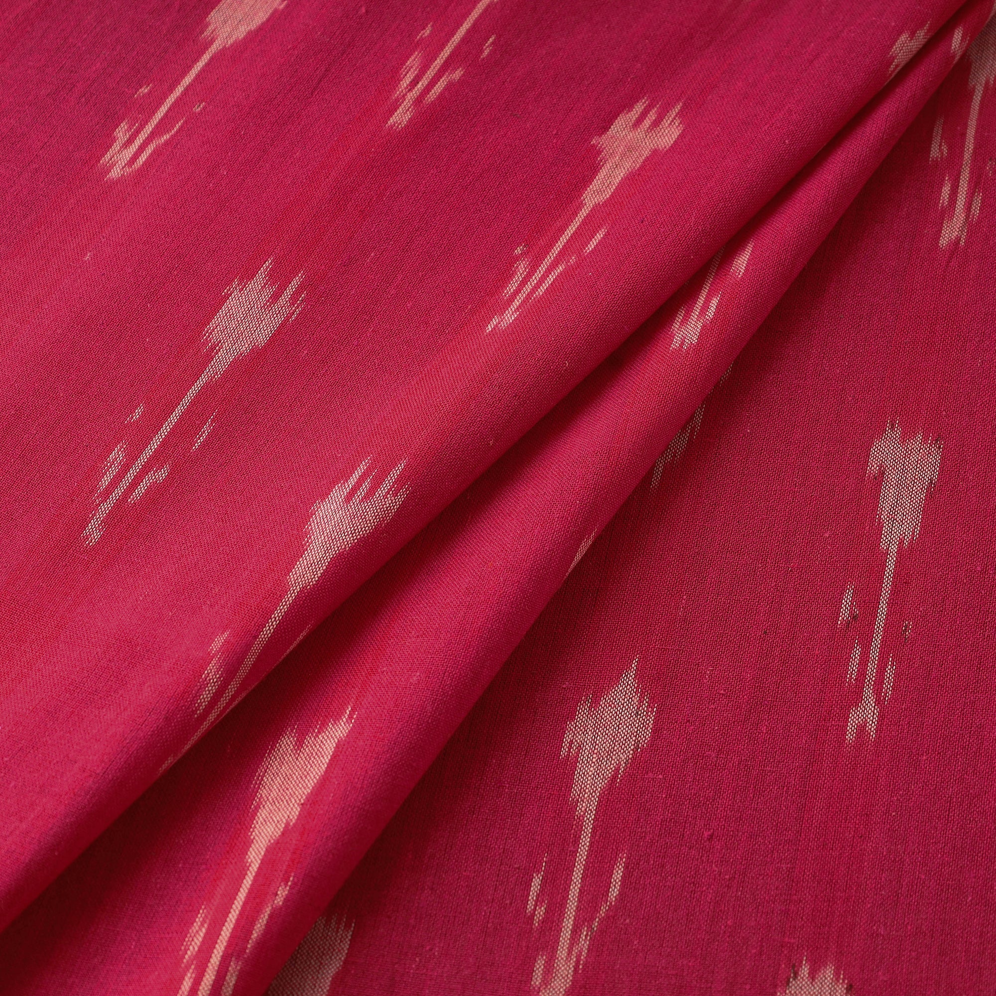 SOUTH KARGHA Pink - Handloom Cotton Pochampally Ikat Fabric 03 - view 2