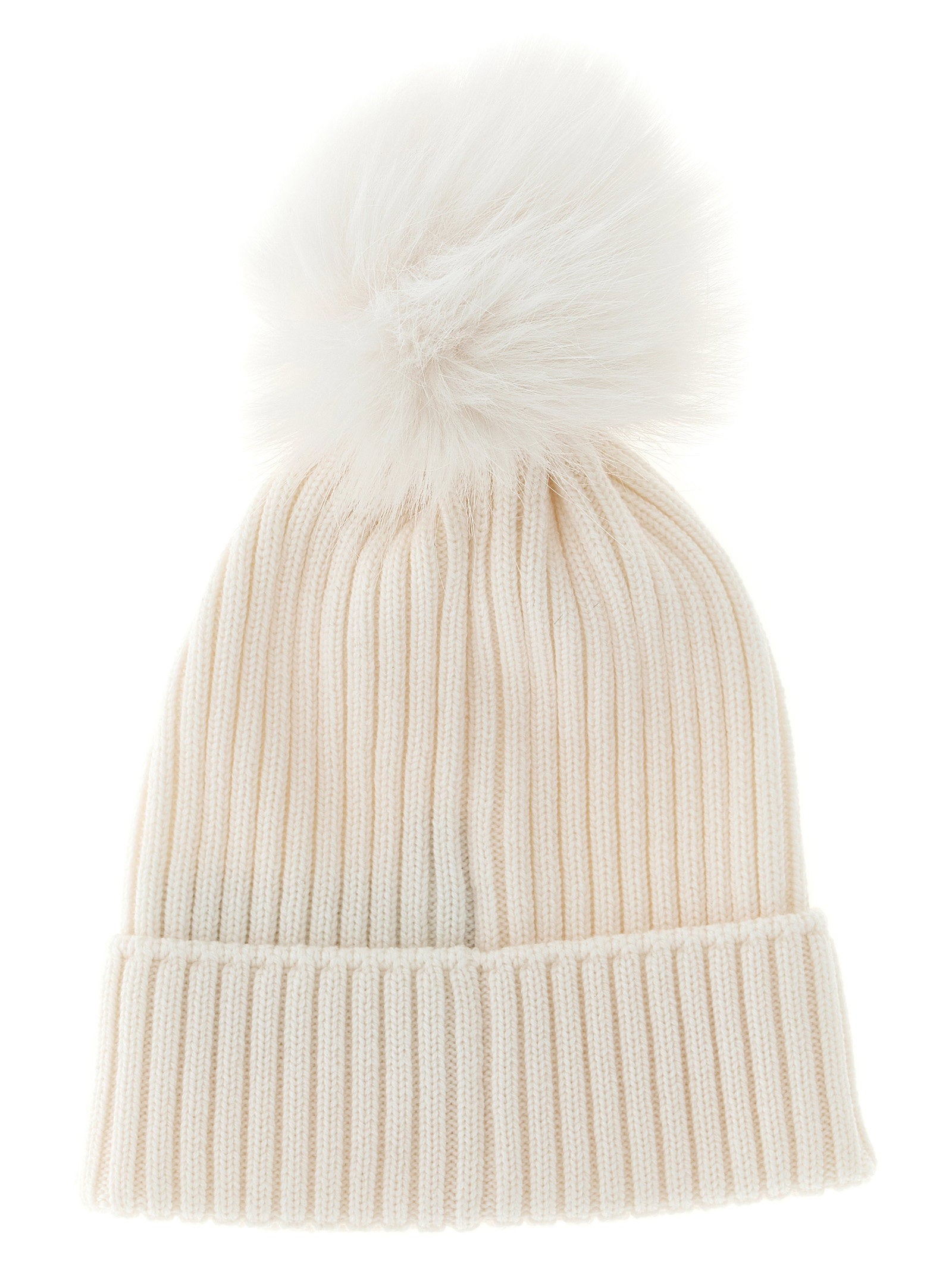 Moncler Enfant Pon Pon Wool Beanie - view 2