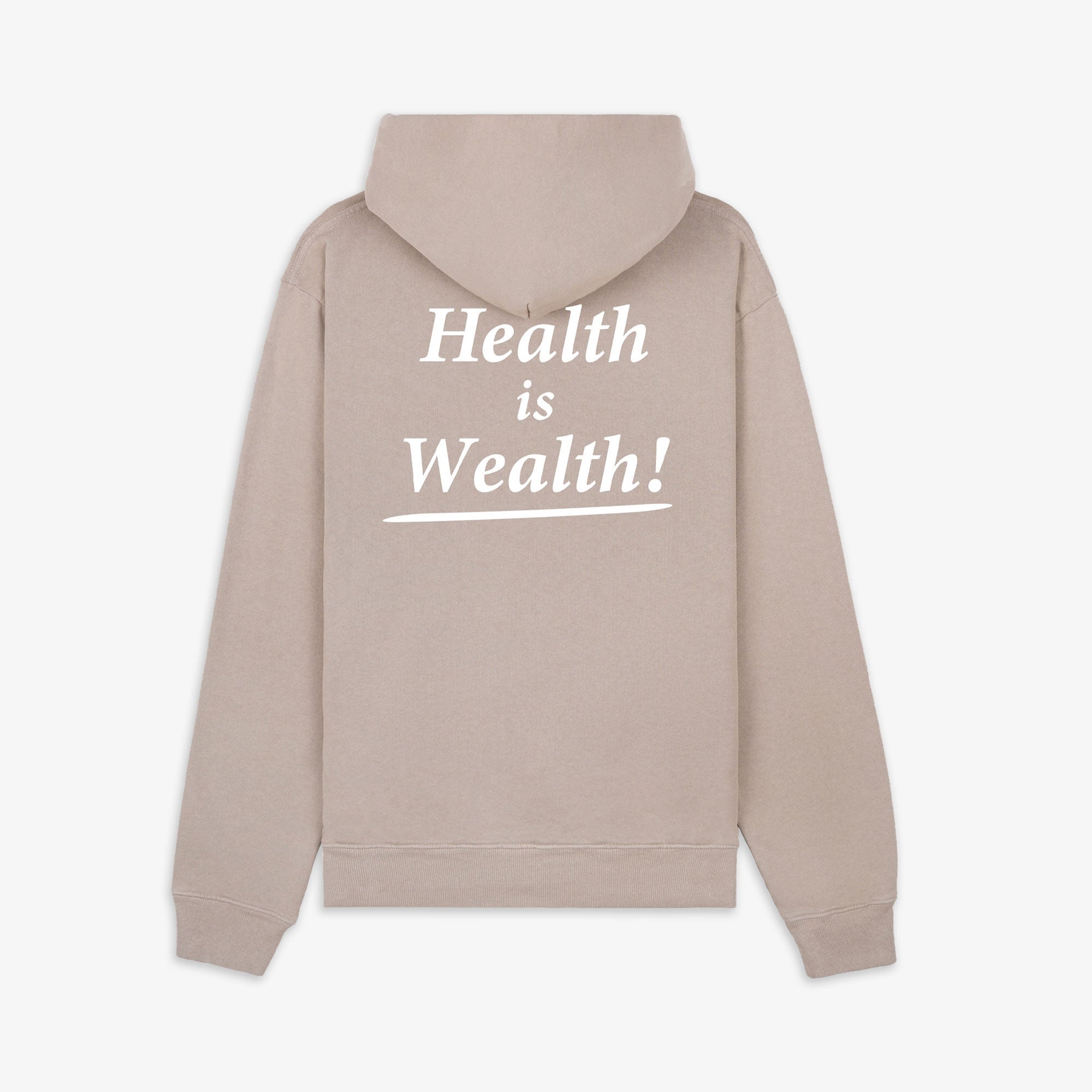 Sporty & Rich | Health Is Wealth Hoodie { Elephant/white - view 2