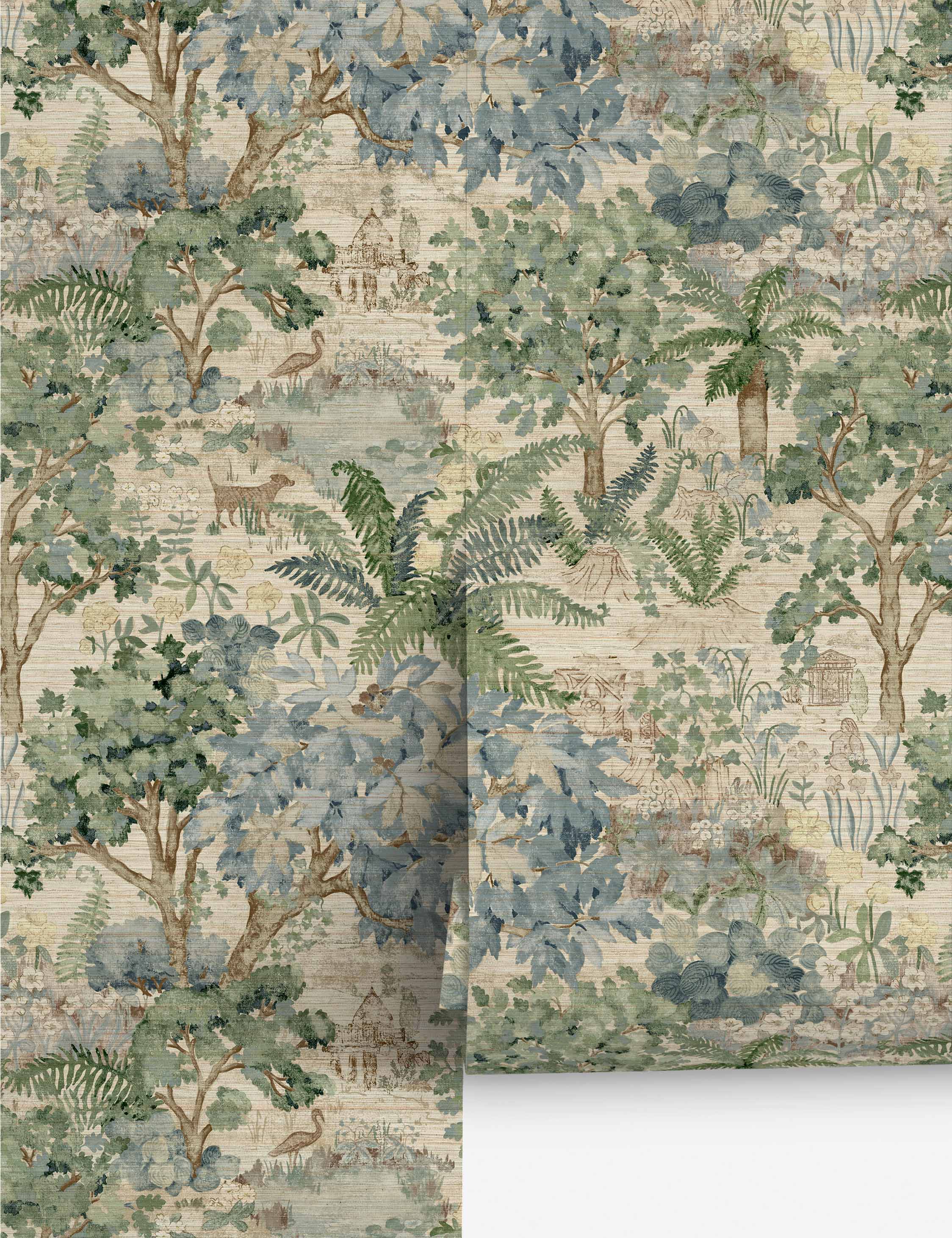 Lulu and Georgia The Stumpery Wallpaper by Sanderson - view 2