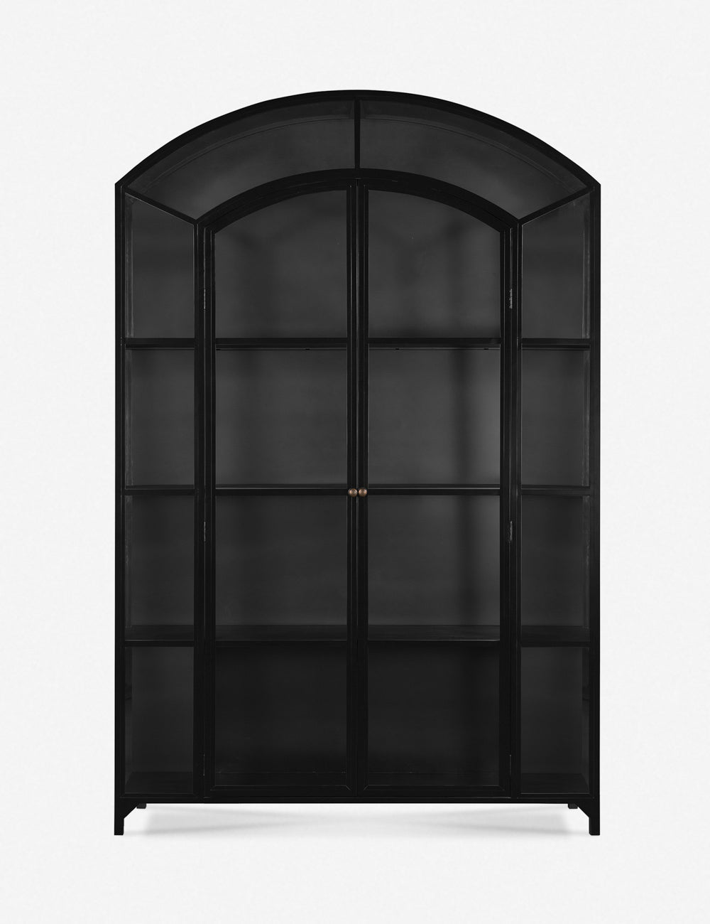 Lulu and Georgia Cressida Wide Curio Cabinet – Black - view 2