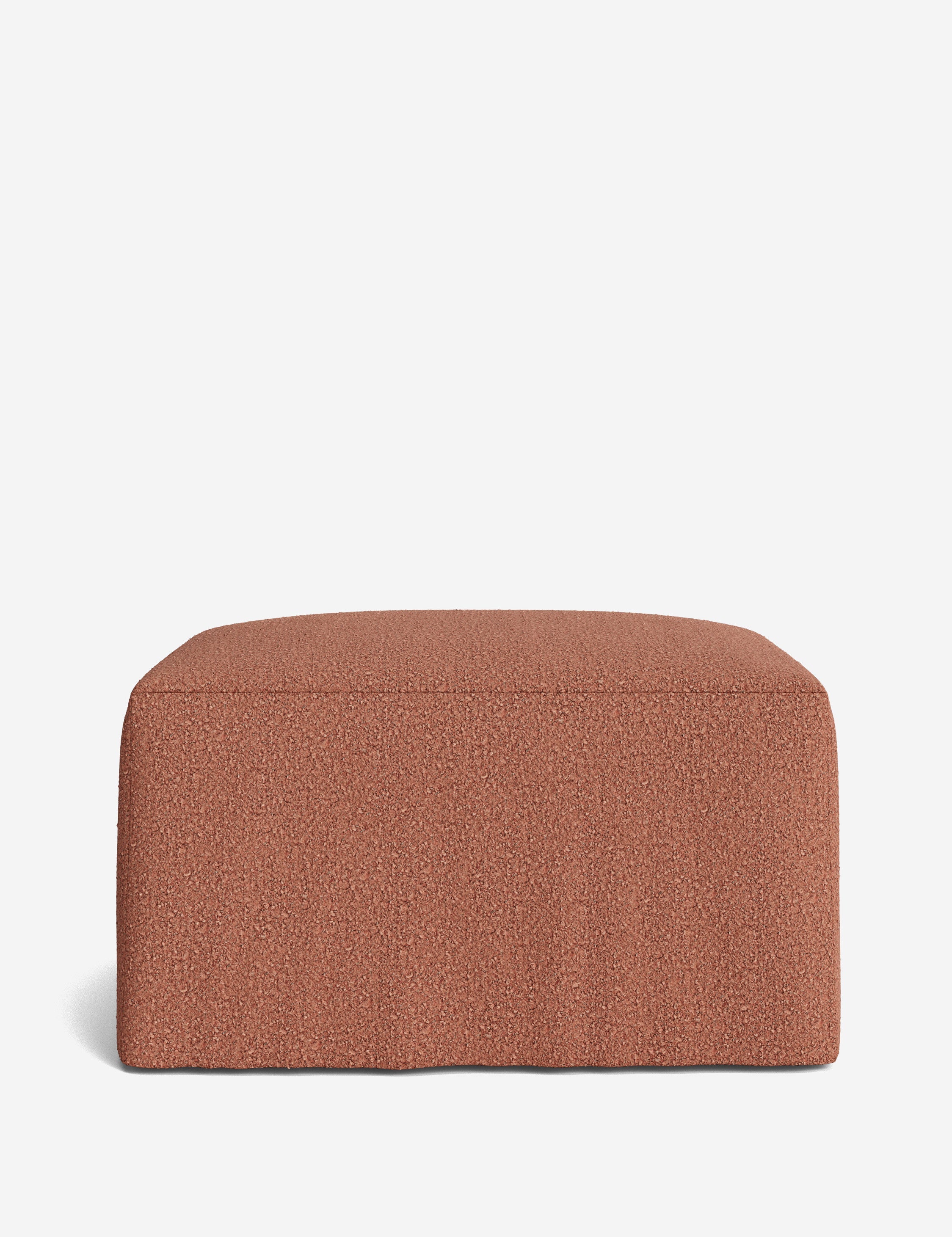 Lulu and Georgia Portola Slipcover Ottoman - view 56