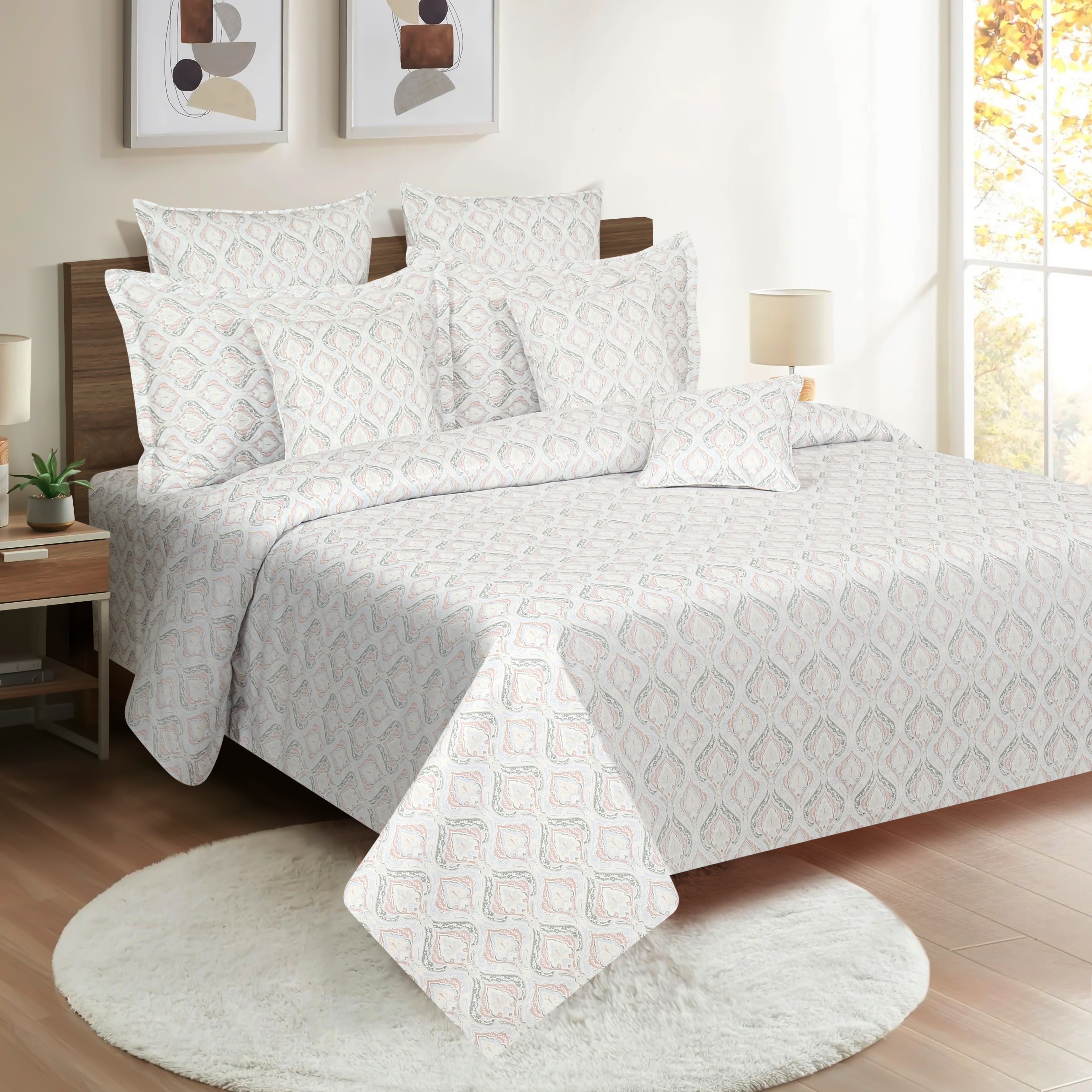 Swayam India Swayam Zinnia Bed Sheet-25061