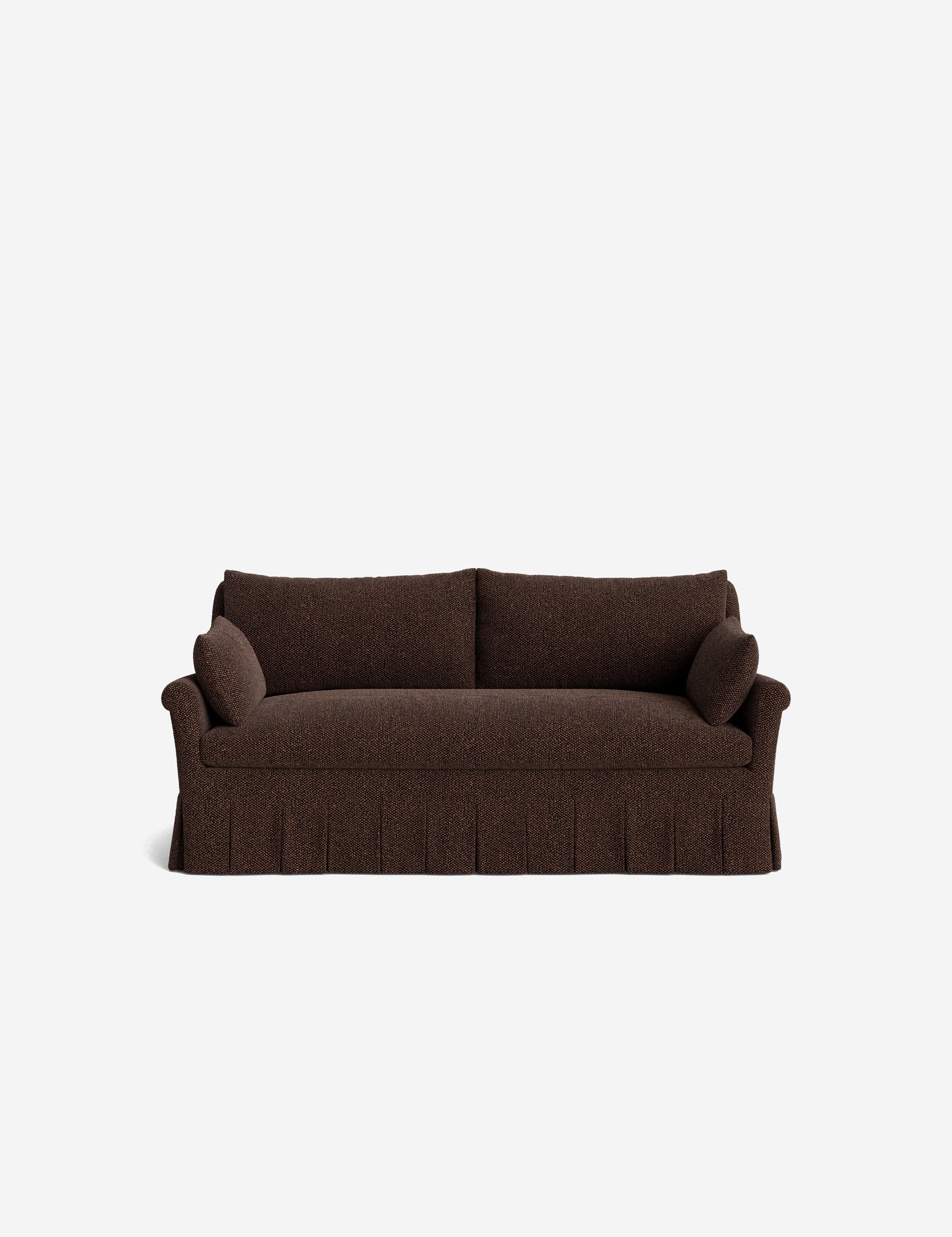 Lulu and Georgia Portola Rolled Arm Pleated Sofa - view 176