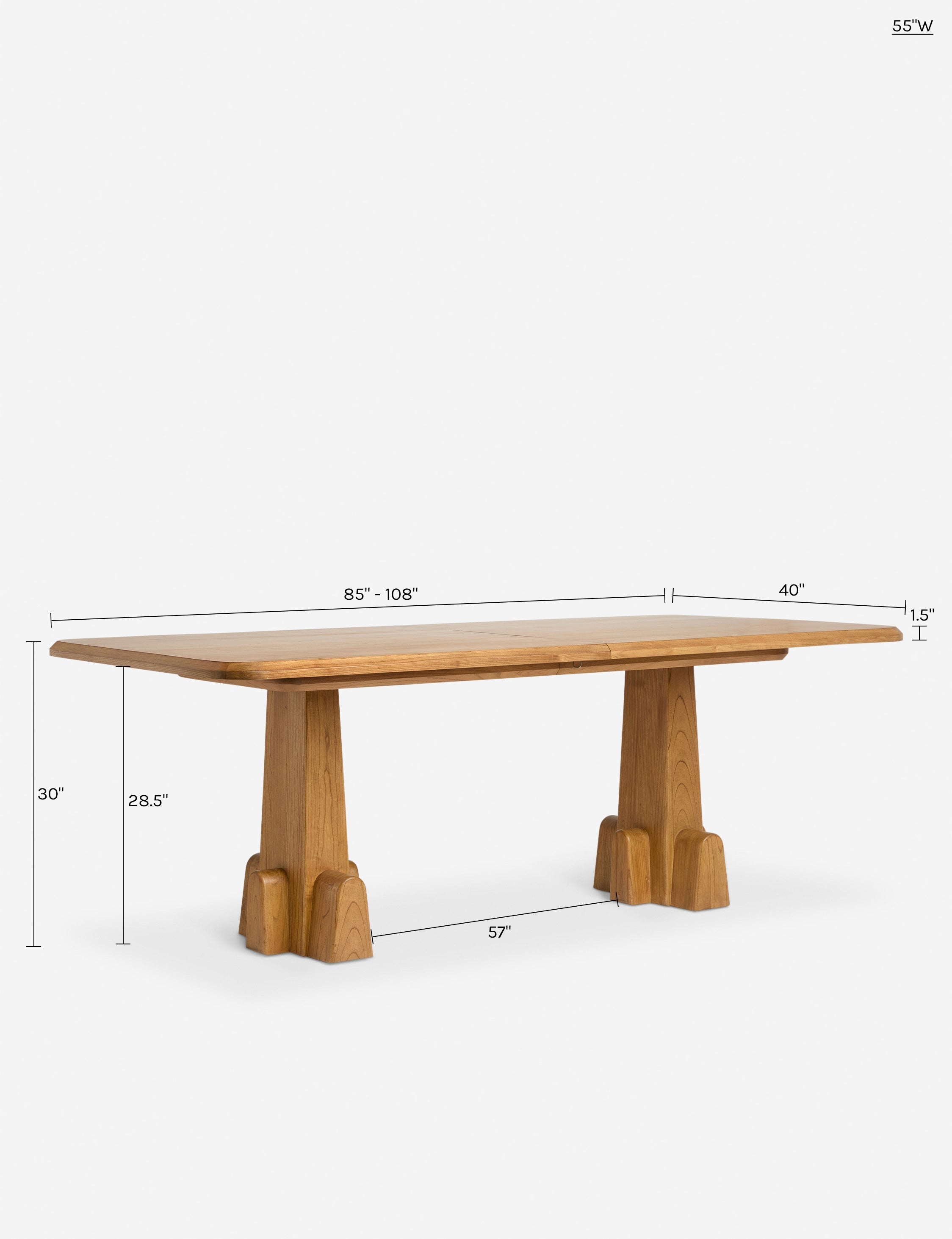 Lulu and Georgia Kipling Extendable Dining Table - view 11