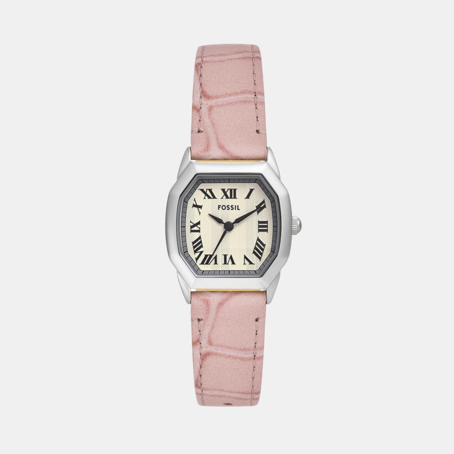 Fossil Harlow Women Quartz Cream Dial Analog Leather Watch ES5406
