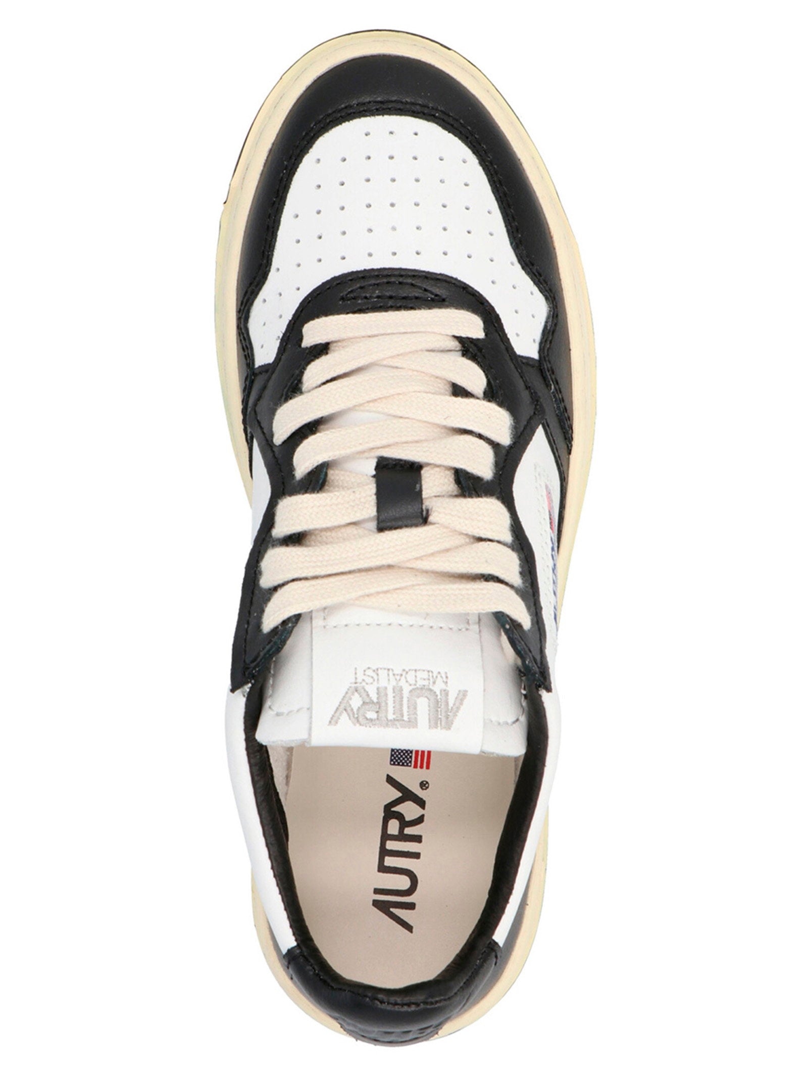 Autry Medalist Low Sneakers – 100% cowhide leather - view 3