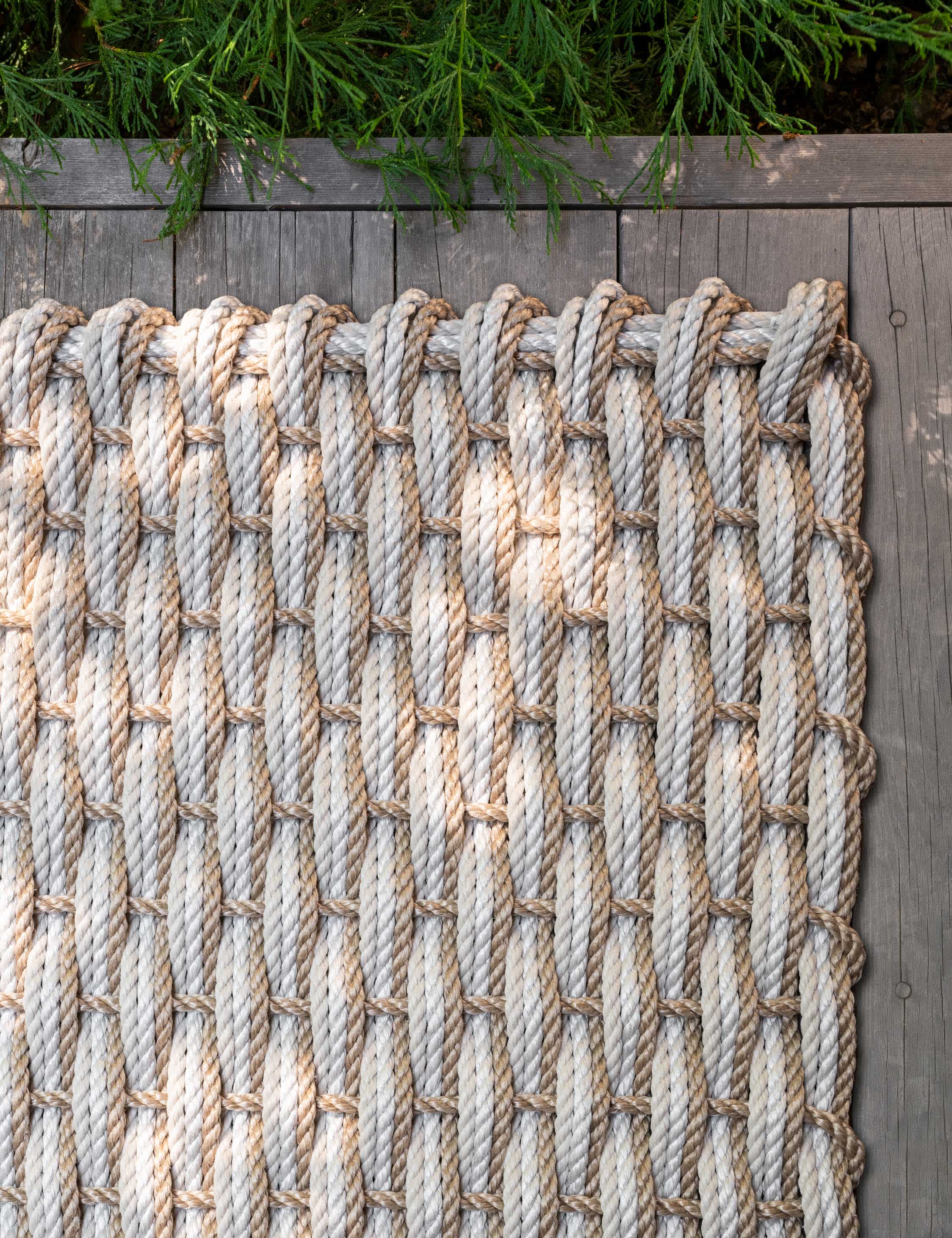 Lulu and Georgia Two Tone Doormat by The Rope Co. - view 11
