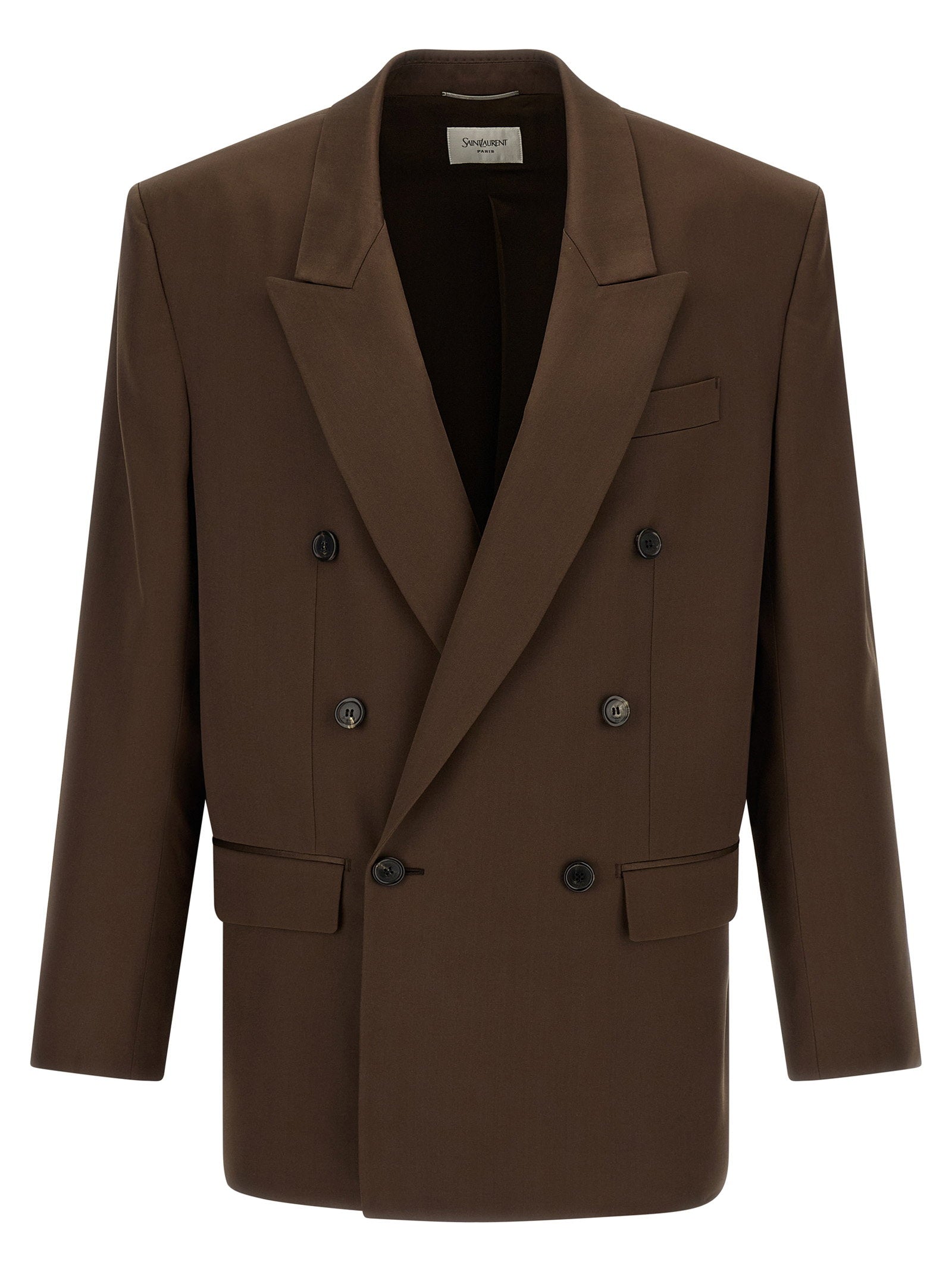 Saint Laurent Satin Blazer – 100% silk
