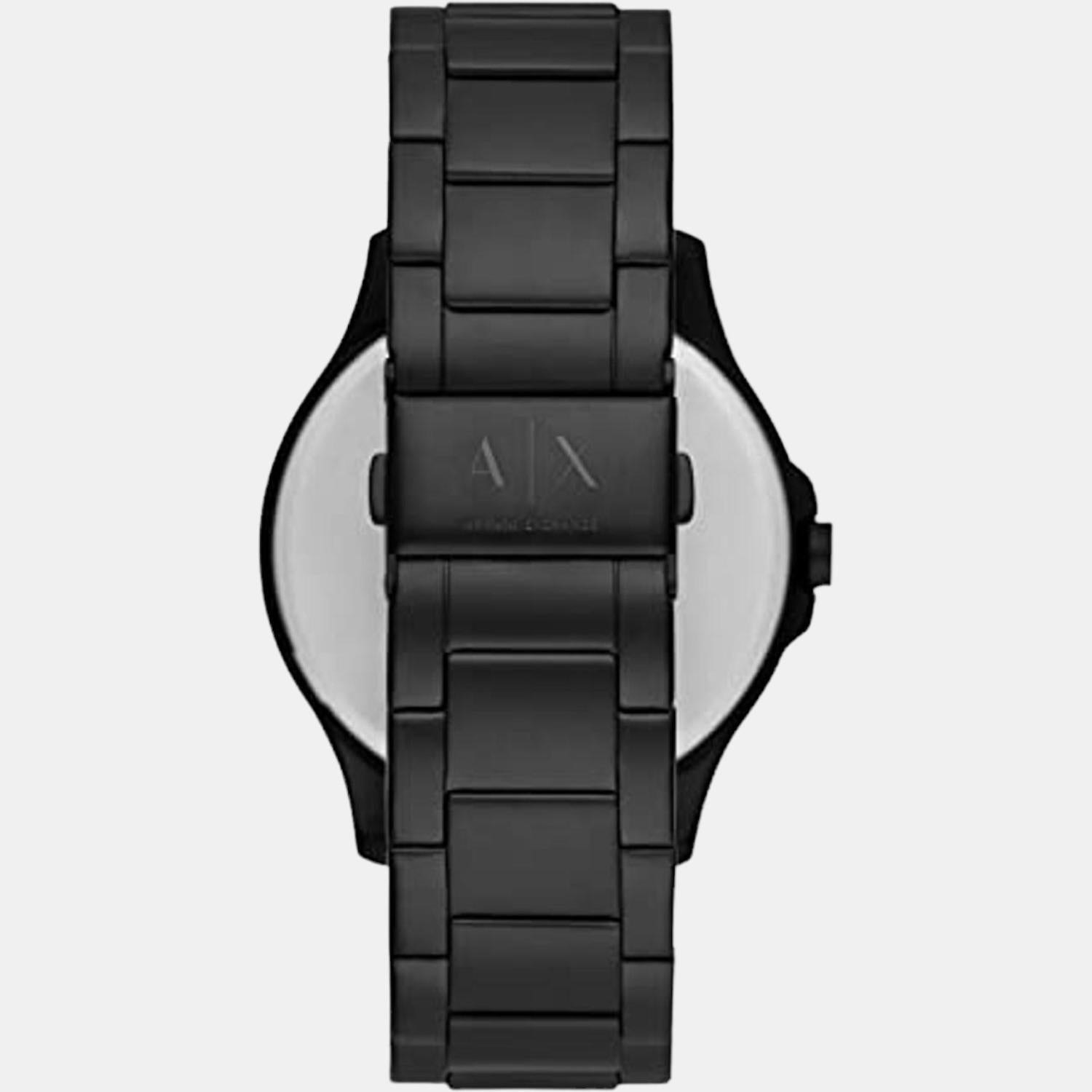 Armani Exchange Hampton Men Quartz Black Dial Analog Stainless Steel Watch AX2439 - view 2