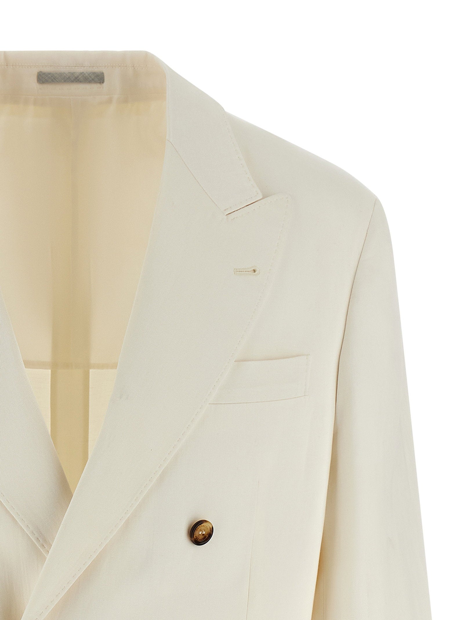 Brunello Cucinelli Linen Silk Blazer – 62% silk, 38% linen - view 3