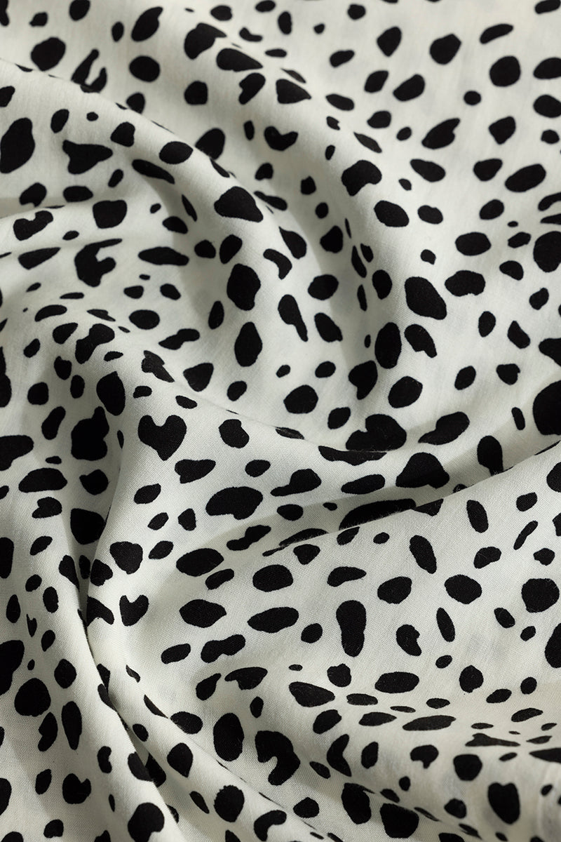 SNITCH Dispersed Dot White Shirt - view 8
