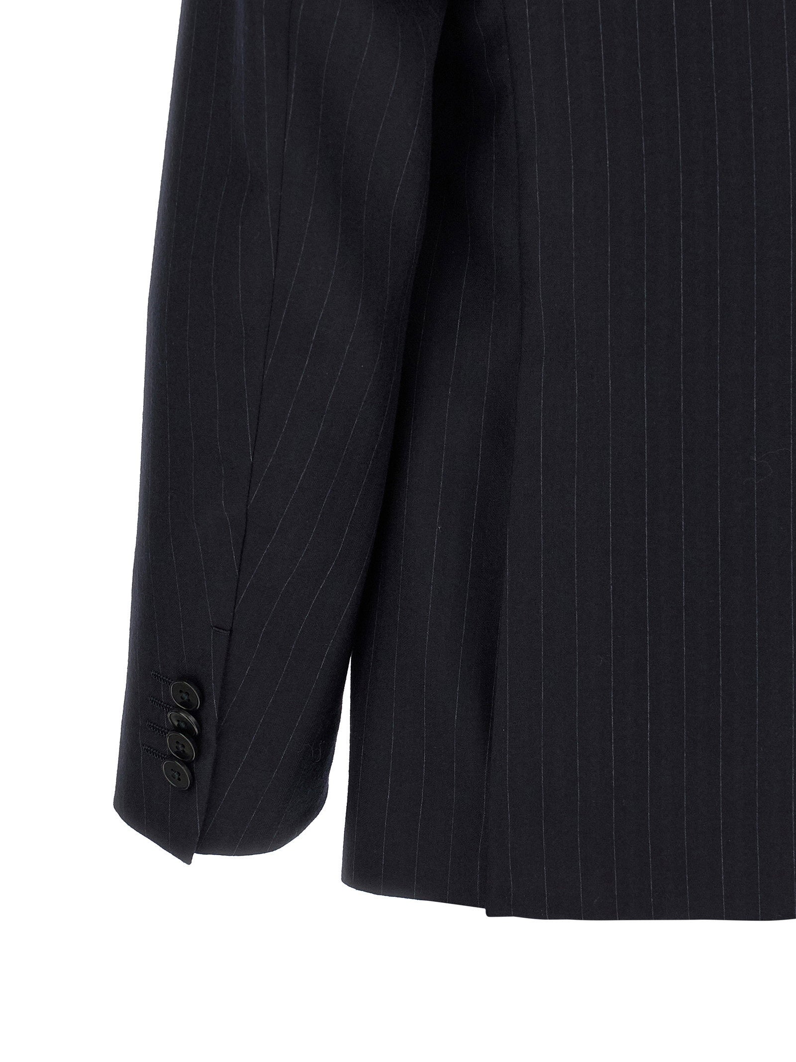 Zegna Pinstriped Flannel Dress – 100% wool - view 3