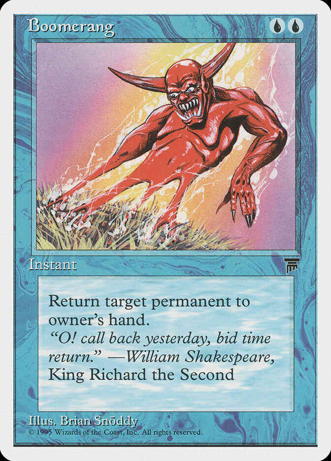 Boomerang 16 chronicles – Magic Boomerang [16] [Chronicles] [Non-Foil]