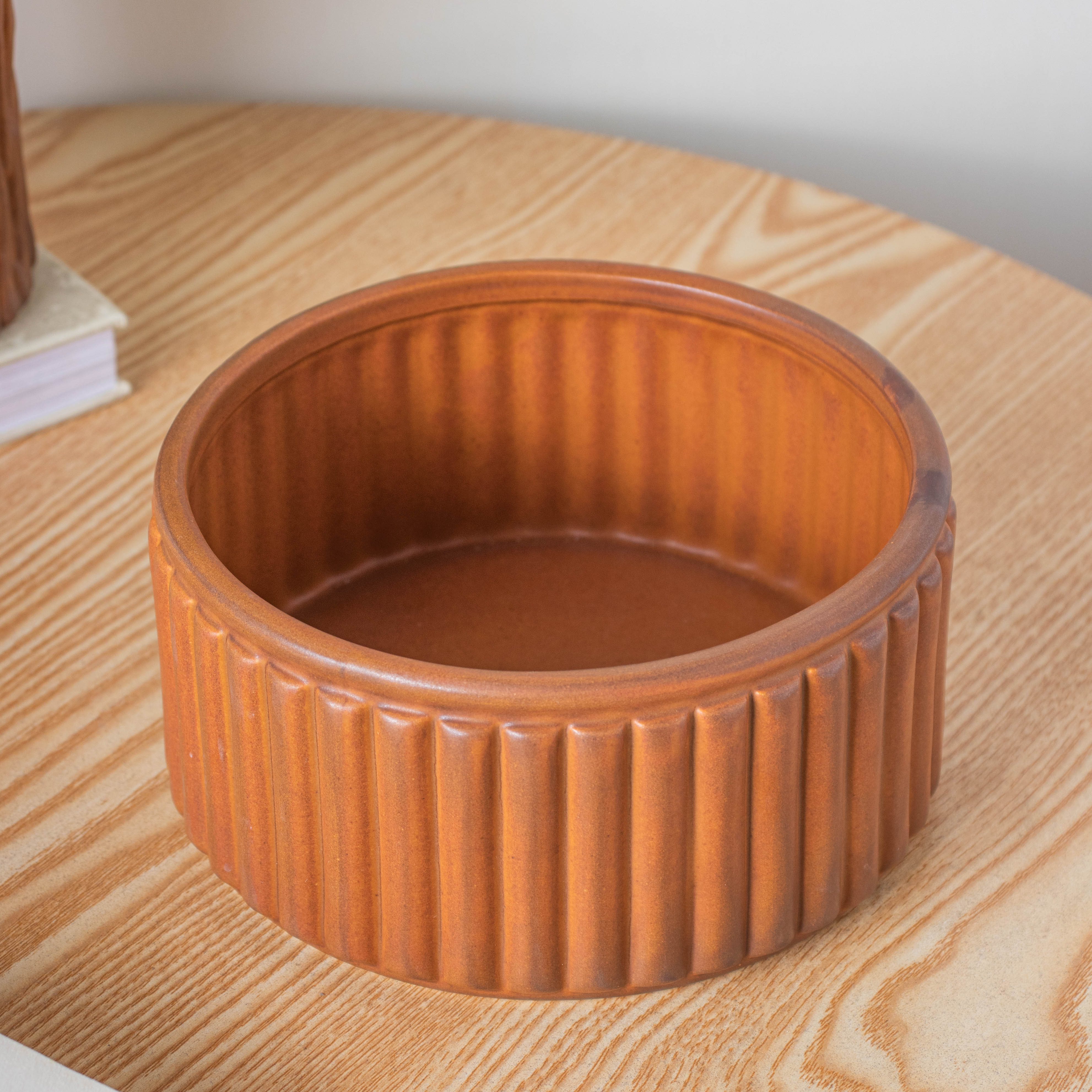 Nestasia Striped Caramel Vase - view 5