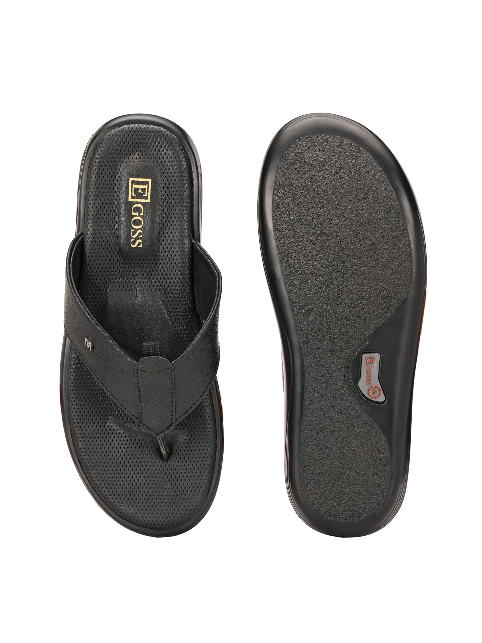 Egoss Shoes Egoss Leather Slippers For Men - view 21