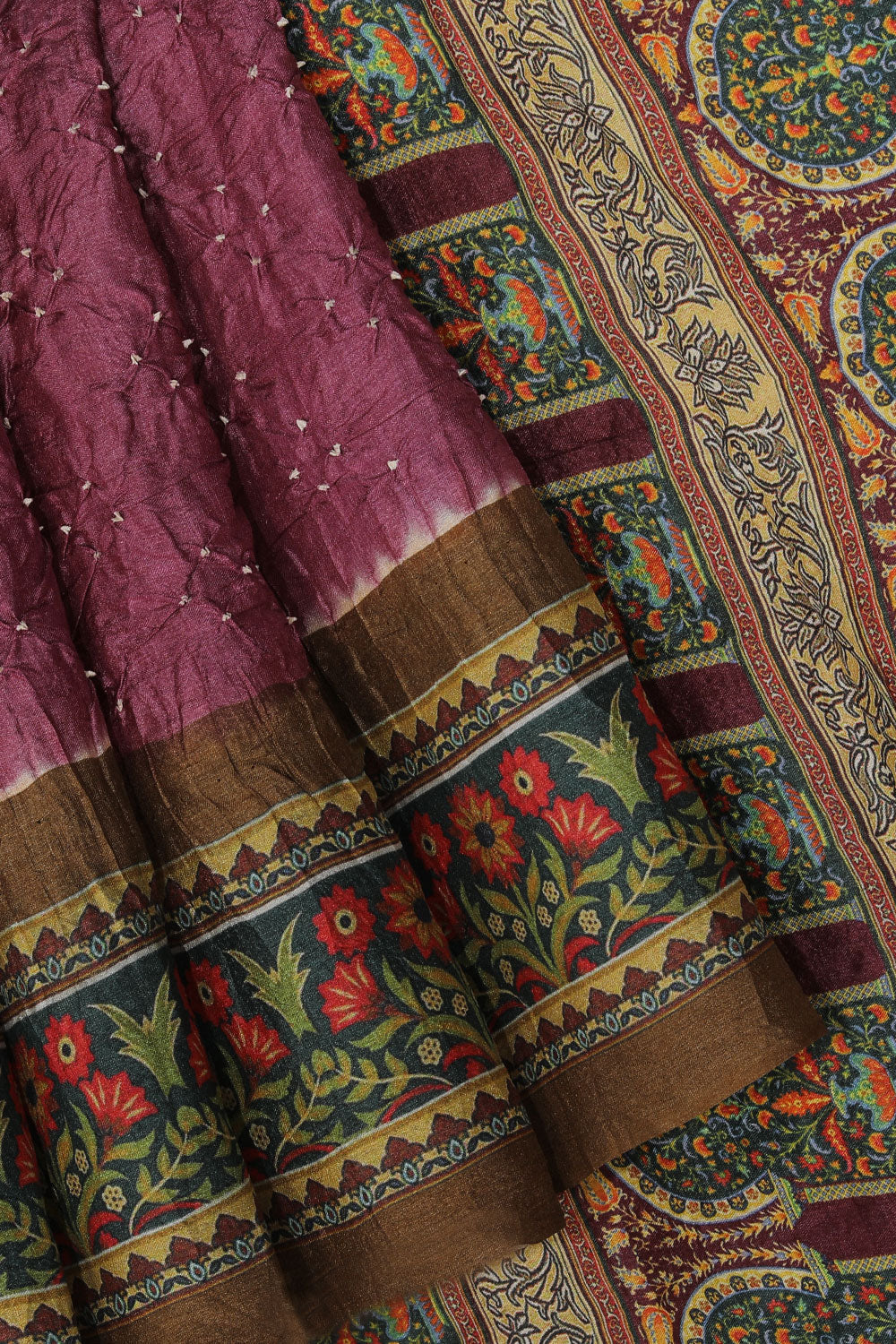 Kalanjali Gorgeous Bandhani Saree – Women's - view 2