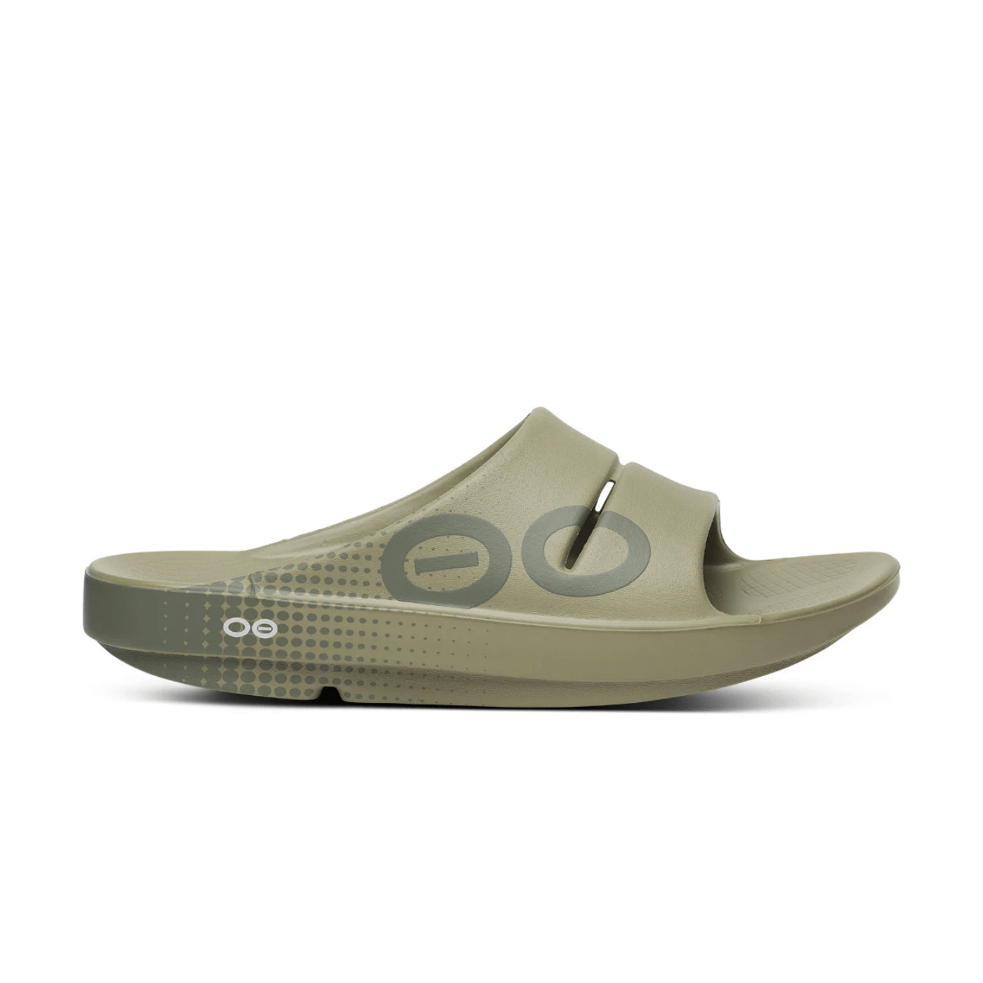 HYPE ELIXIR Oofos OOahh Sport Slide Sandal Foliage
