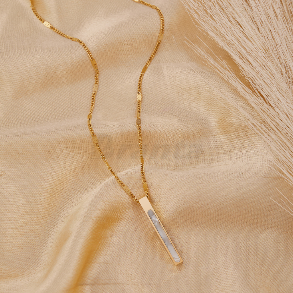 Branta White Stick pendant Necklace - view 2