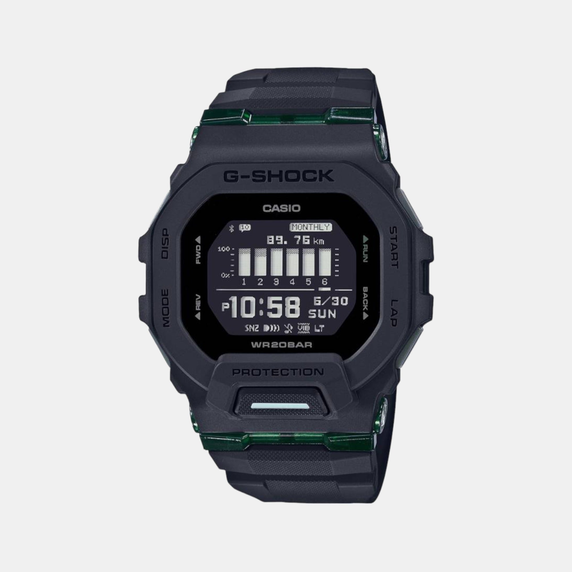 Casio G-Shock Men Quartz Black Dial Digital Resin Watch G1247