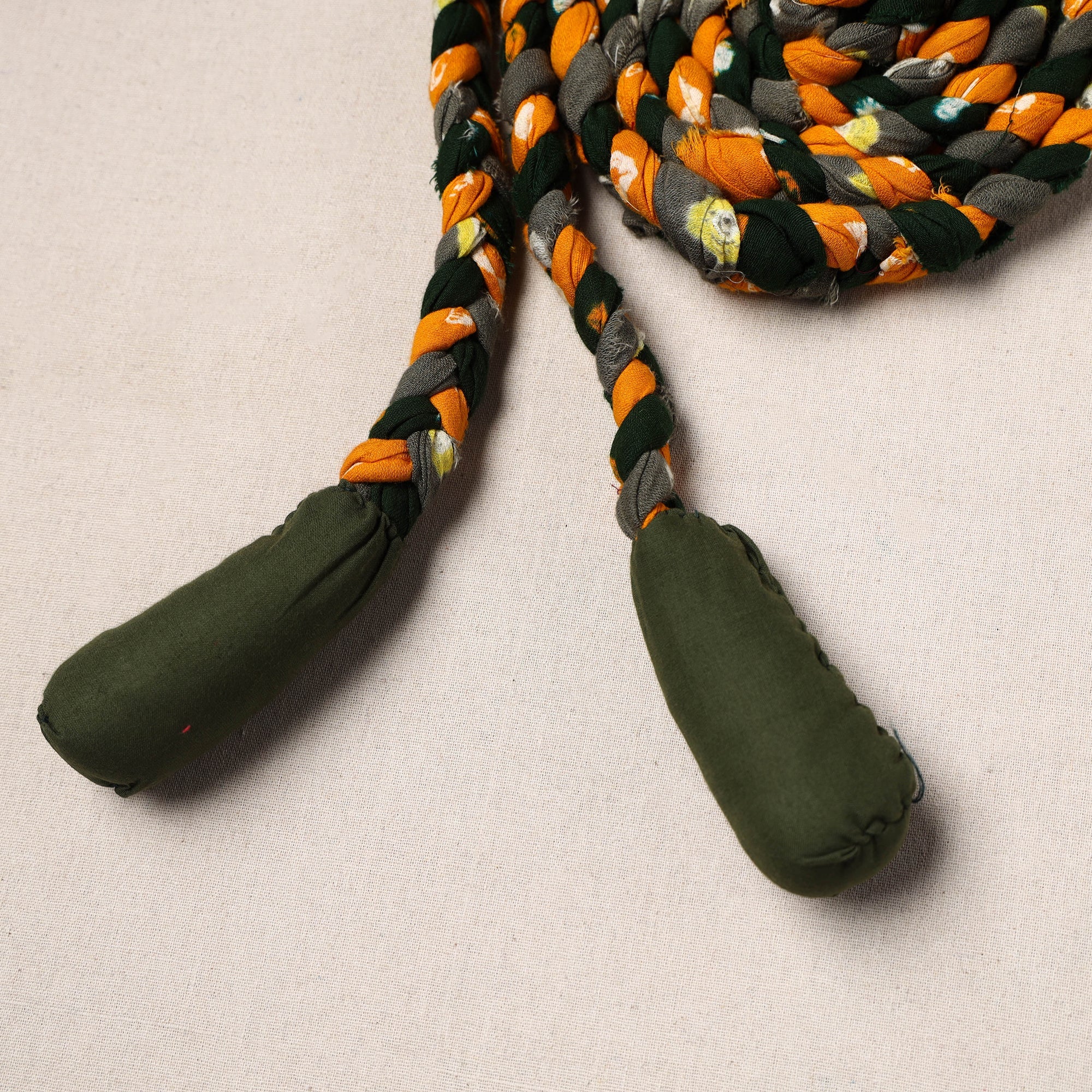 NOORI BAZAR Handmade Upcycled Fabric Skipping Rope 33 - view 3