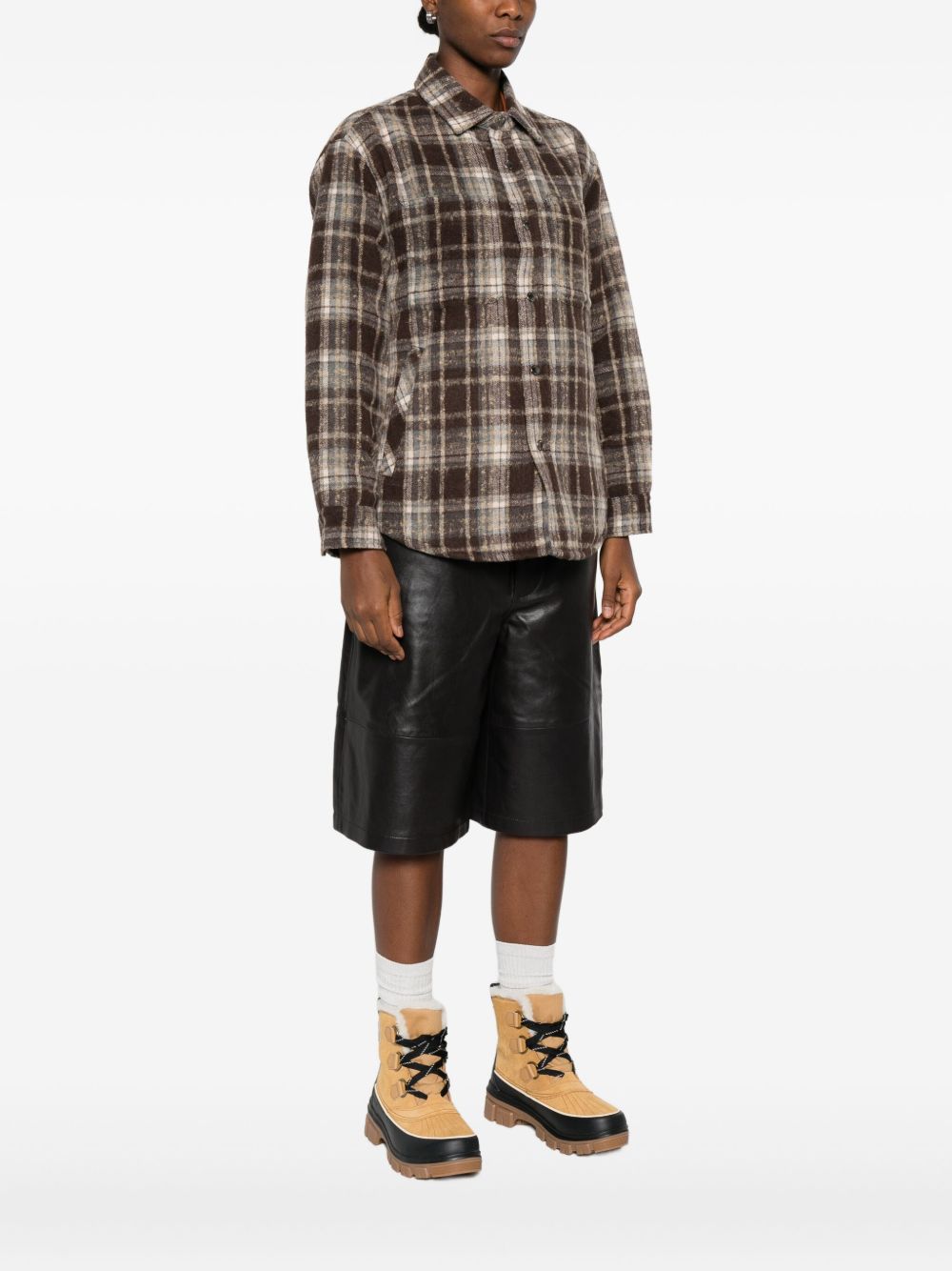 Dunst Flannel checked shirt - view 2