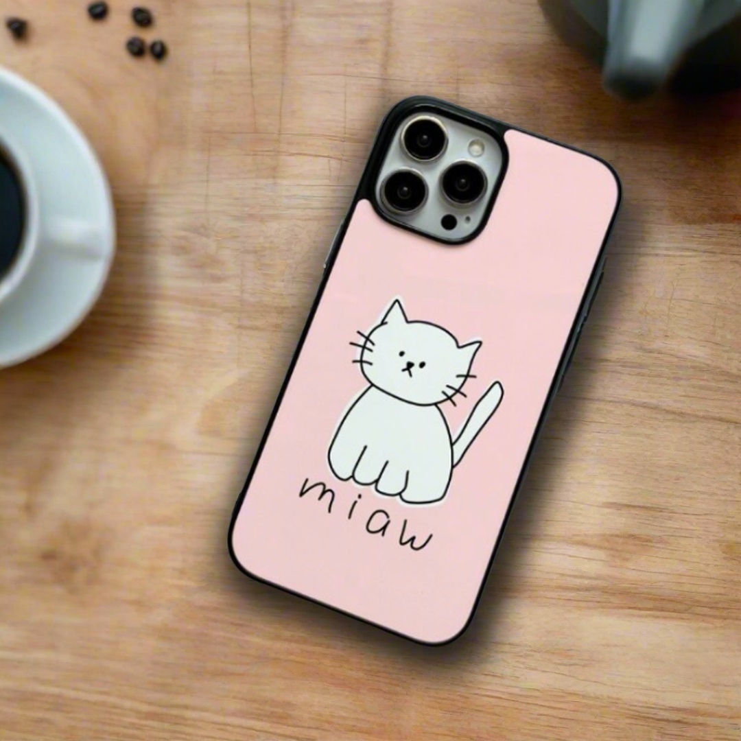 Peeperly Cuddly Feline Cat Design Case – No Color
