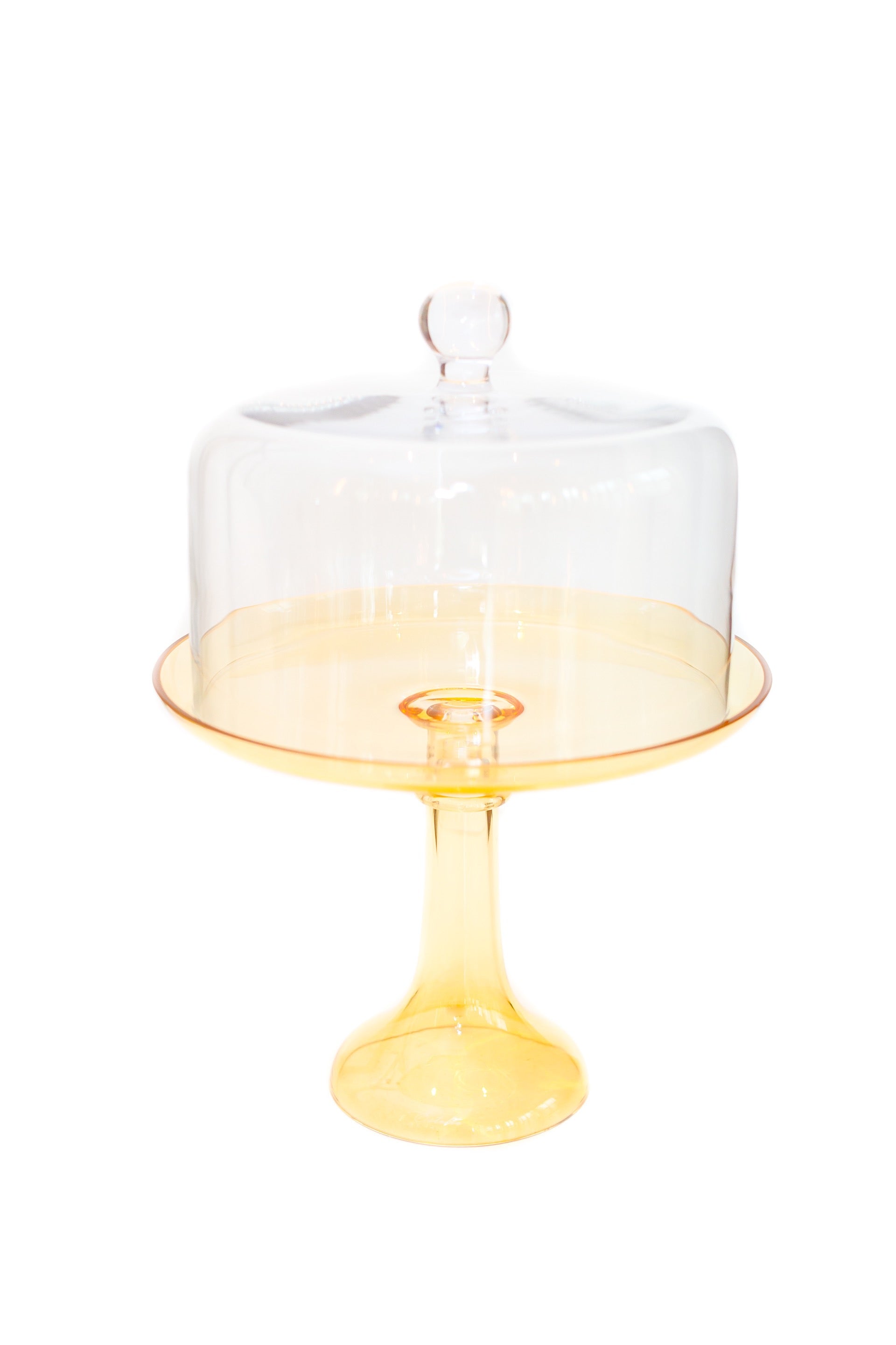 Estelle Colored Glass Estelle Cake Stand {Yellow} - view 6