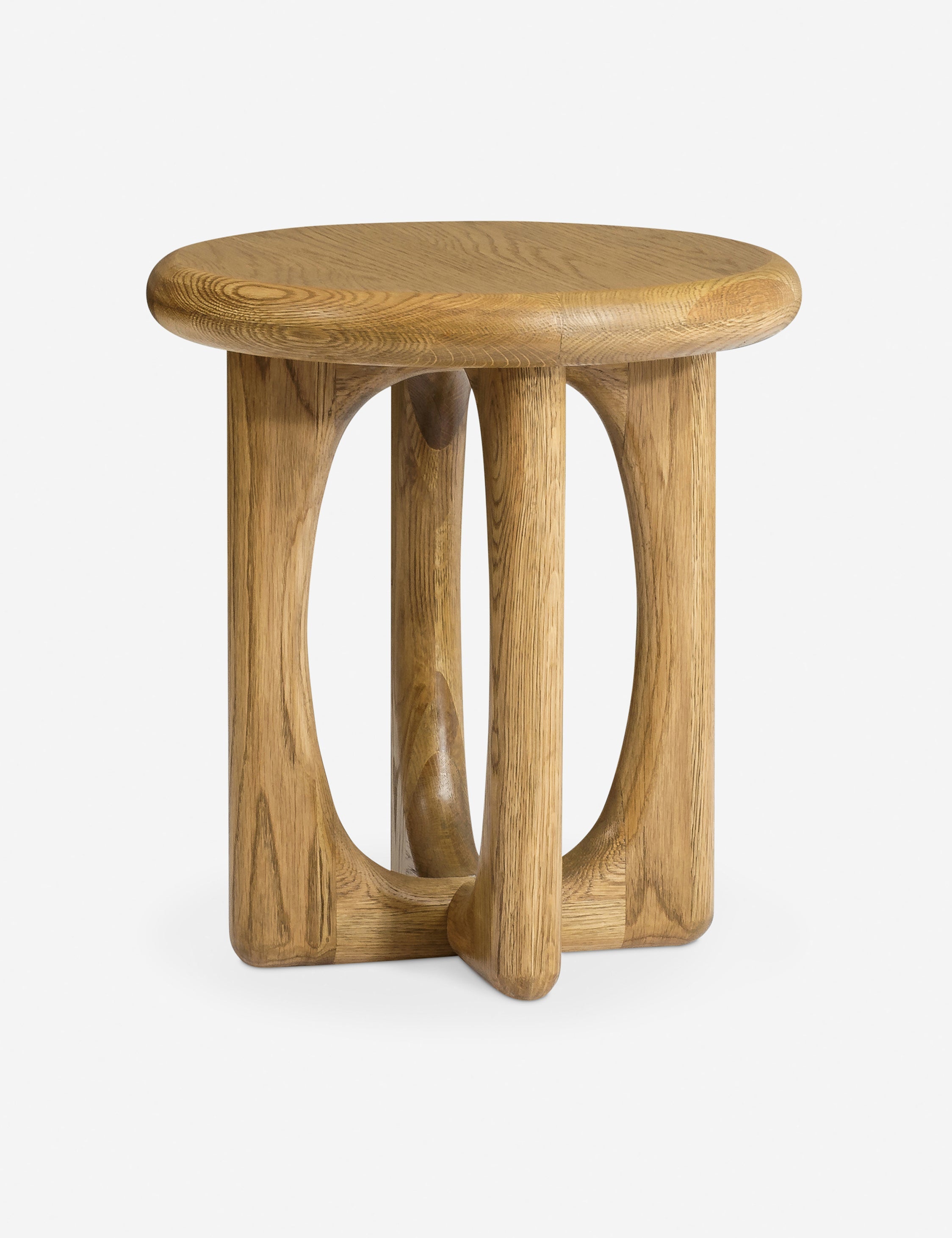 Lulu and Georgia Hesh Round Side Table - view 2