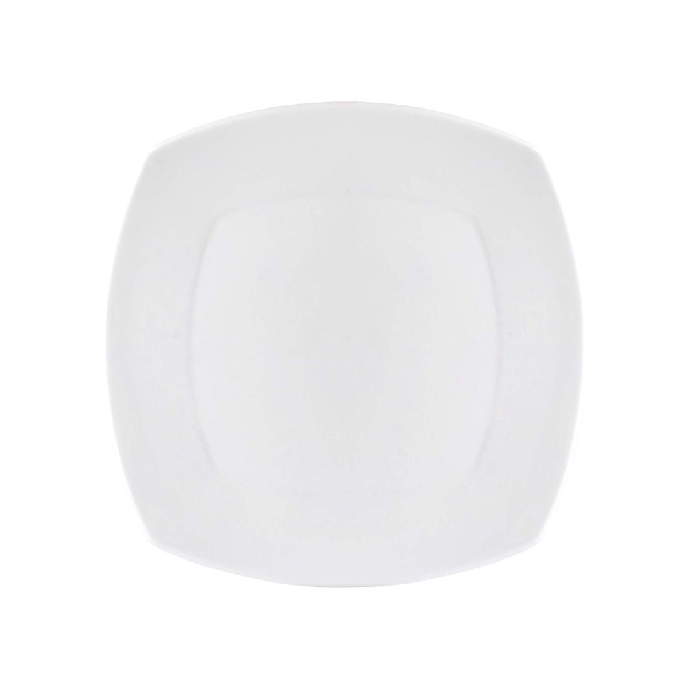 Clay Craft Ceramic Basic Dinner Plate Zen Square | White | 1 Pc - view 2