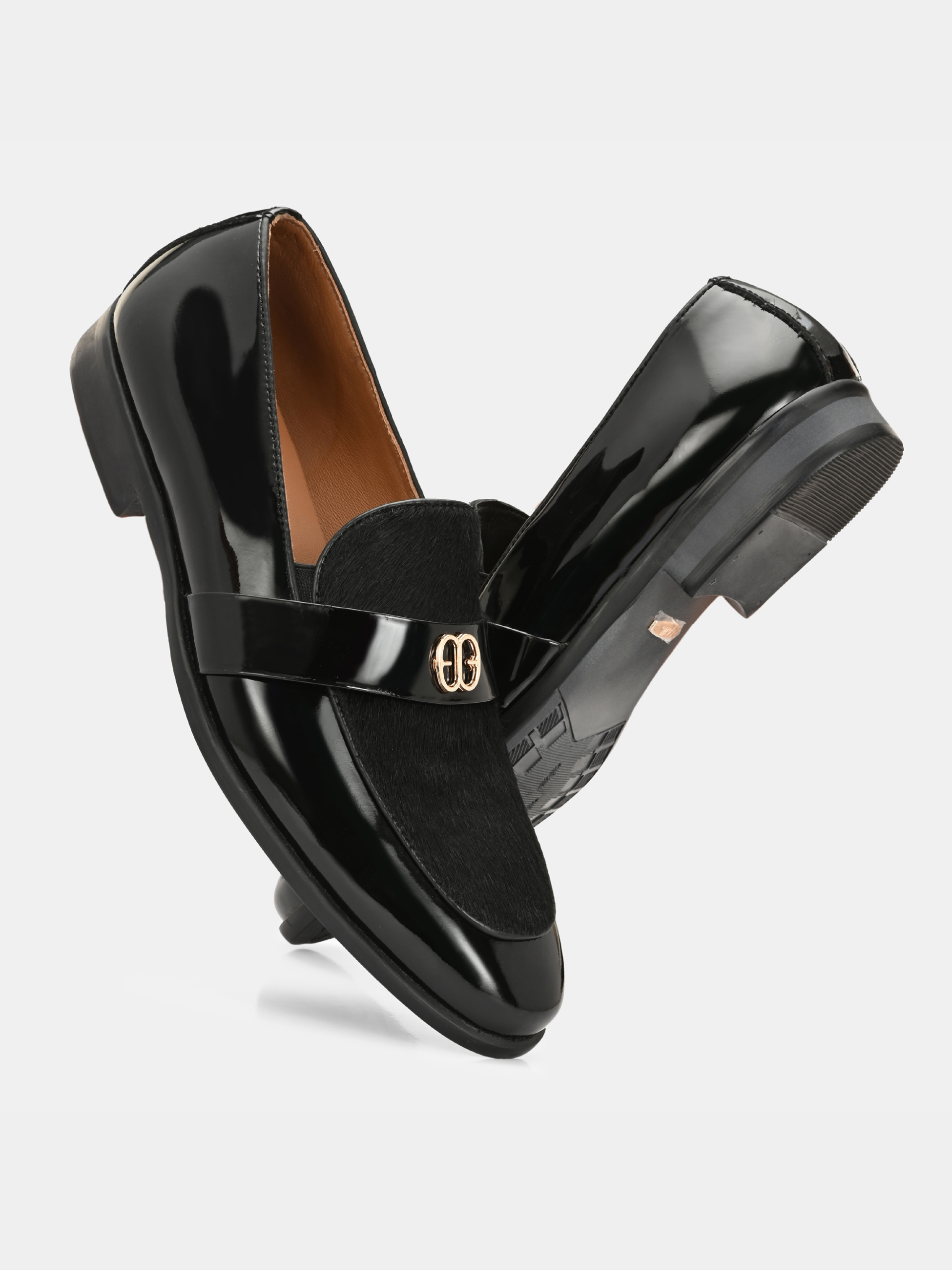 Stallion Tuxedo Loafers by Lafattio – Black