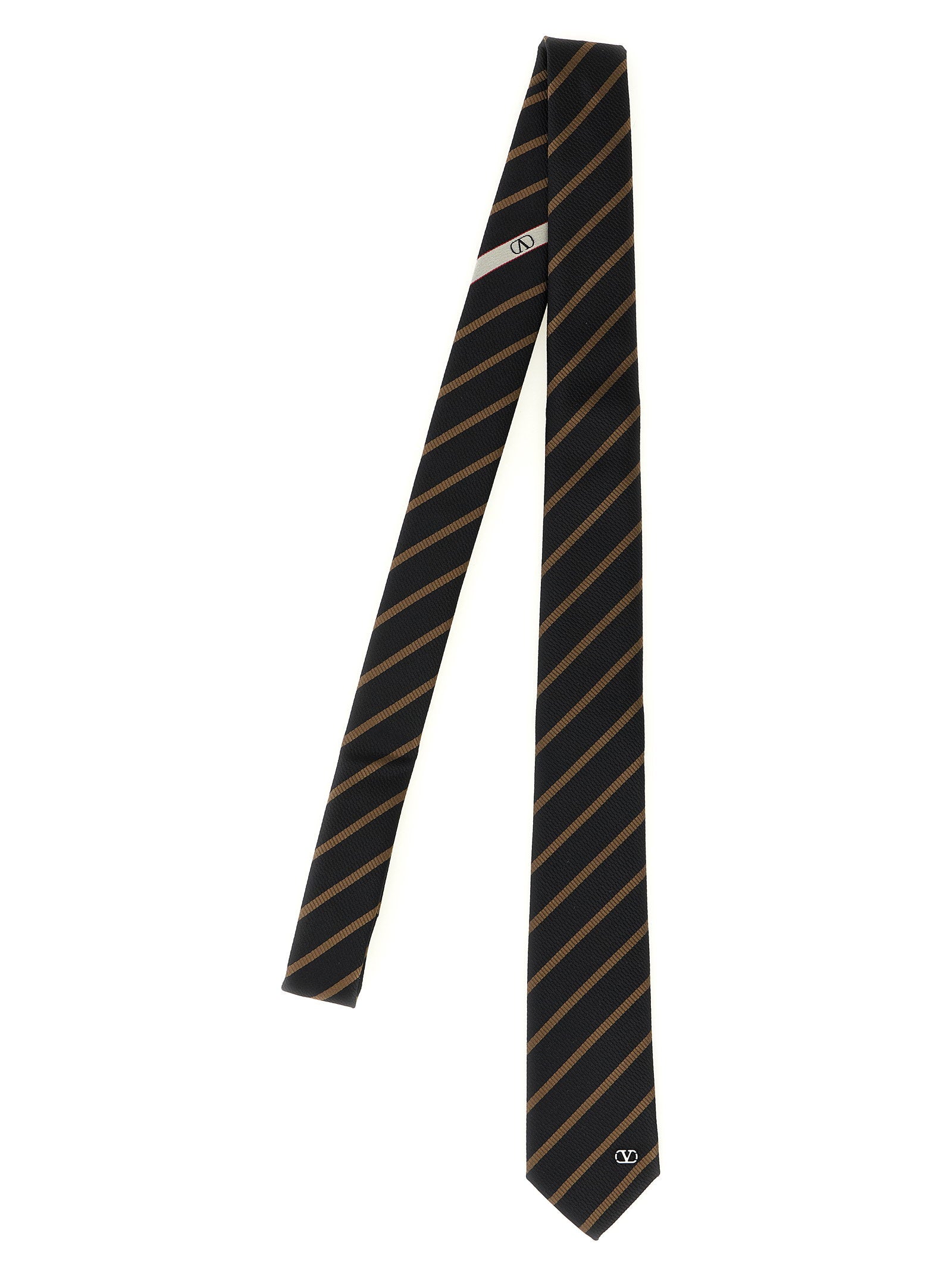 Tie regimental – Tie Valentino Garavani Regimental – 100% silk