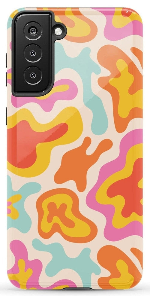 Casetry Tropical Color Splash | Abstract Retro Samsung Case - view 31