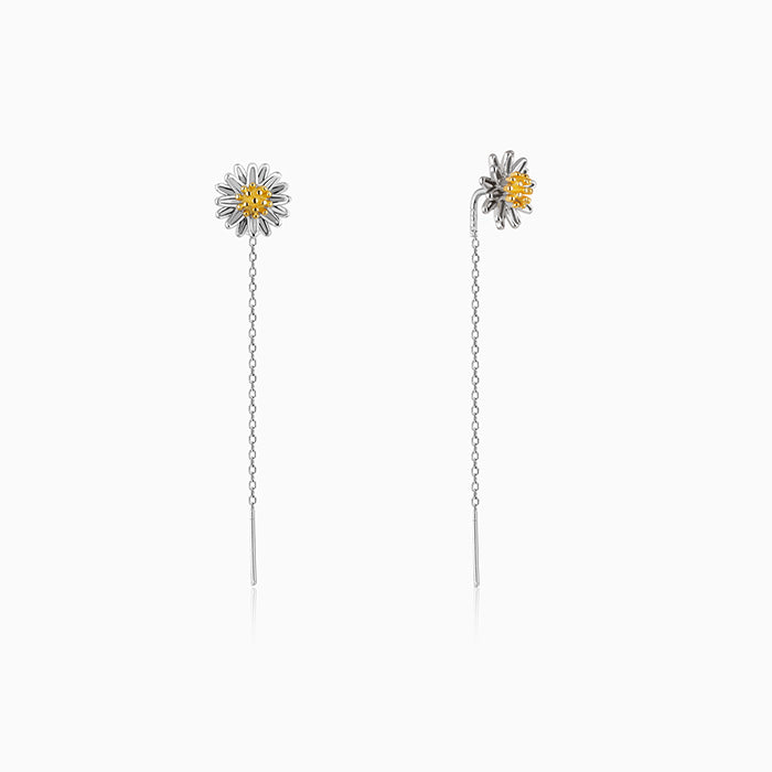 GIVA Jewellery Silver Floral Desire Earrings