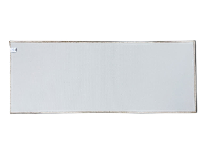 Spaces India Ethan Polyester Runner-Feather Grey - view 3