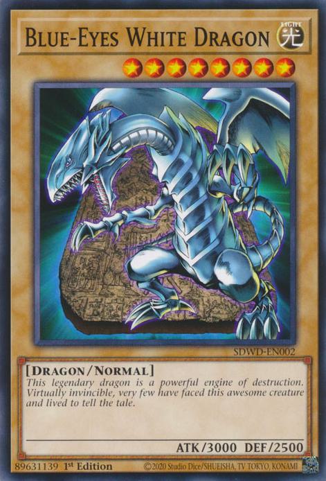 Yu-Gi-Oh! Blue-Eyes White Dragon - SDWD-EN002 - Common - 1st Edition