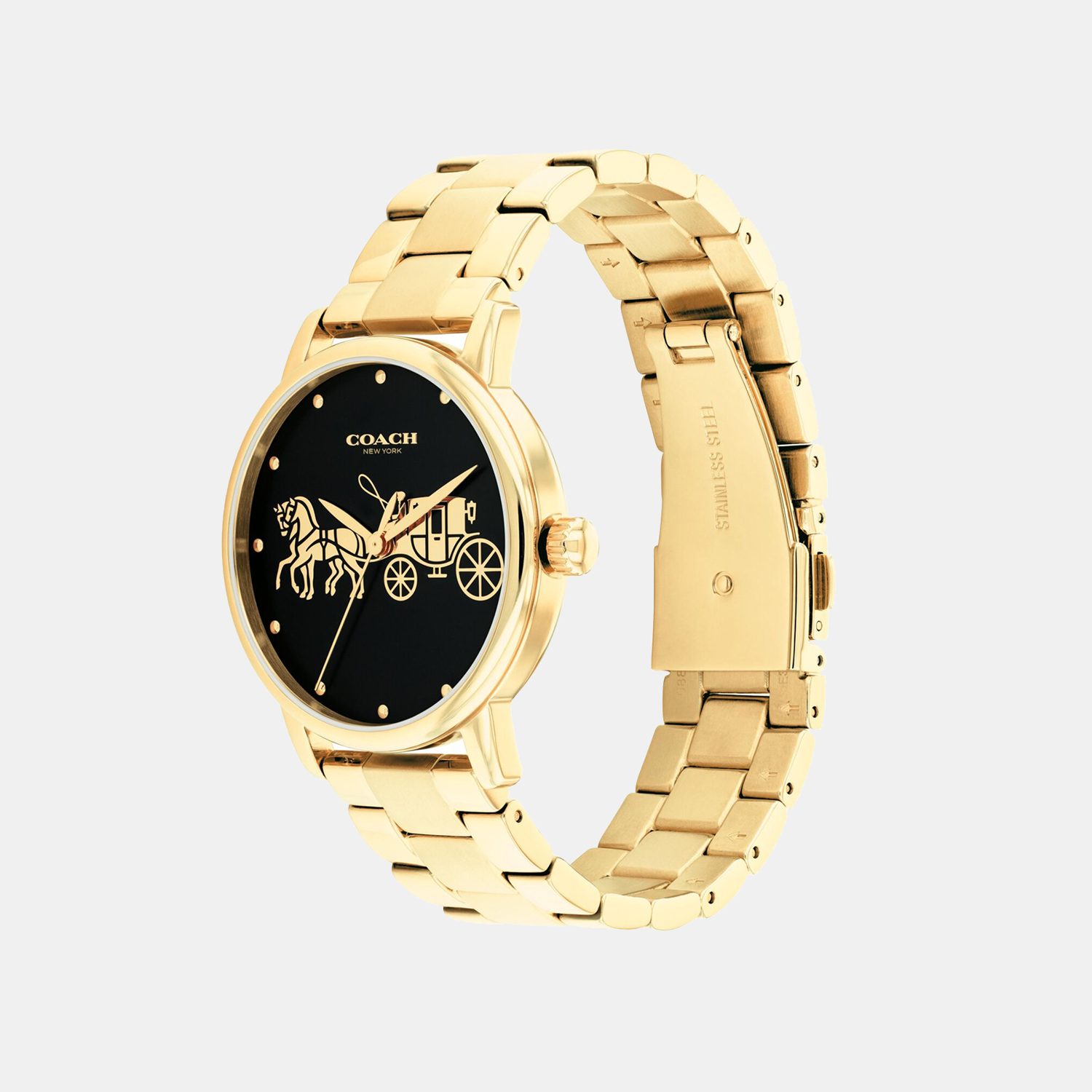 Coach Grand Women Quartz Black Dial Analog Stainless Steel Watch 14504174 - view 2
