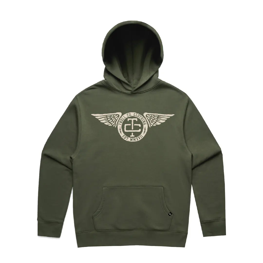 Radial Sentry Hoodie – Military Green