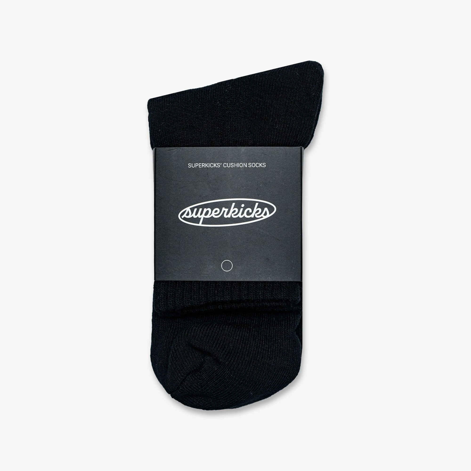 Superkicks | CREW SOCKS { BLACK - view 2